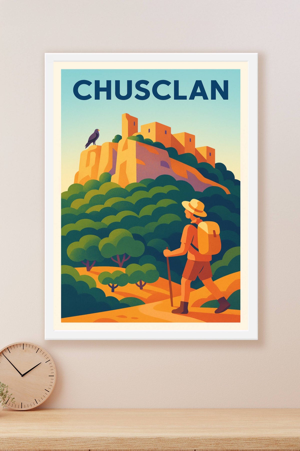 Affiche de Chusclan - Escapade entre nature et château perché