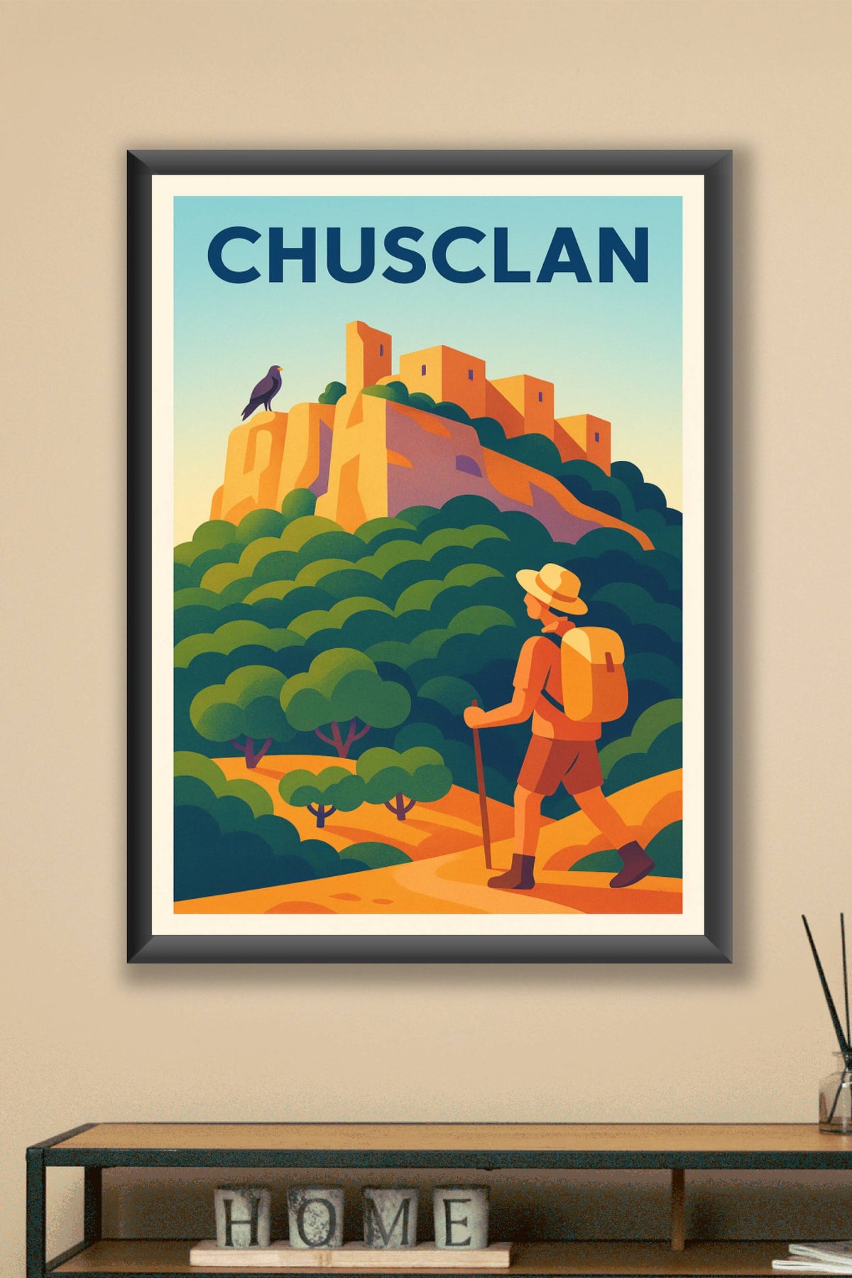 Affiche de Chusclan - Escapade entre nature et château perché