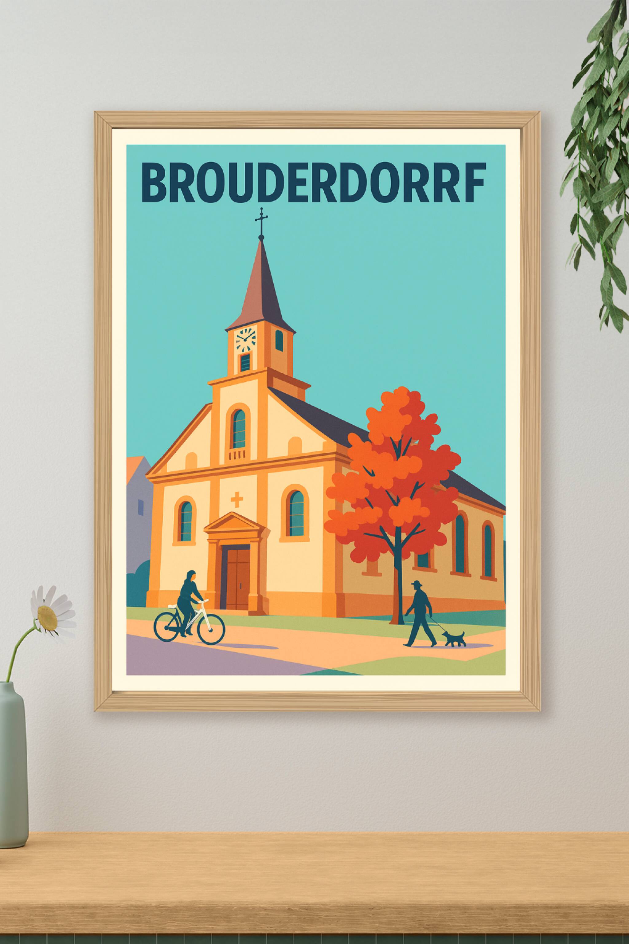 Affiche de Brouderdorff - Charme et sérénité au cœur du village