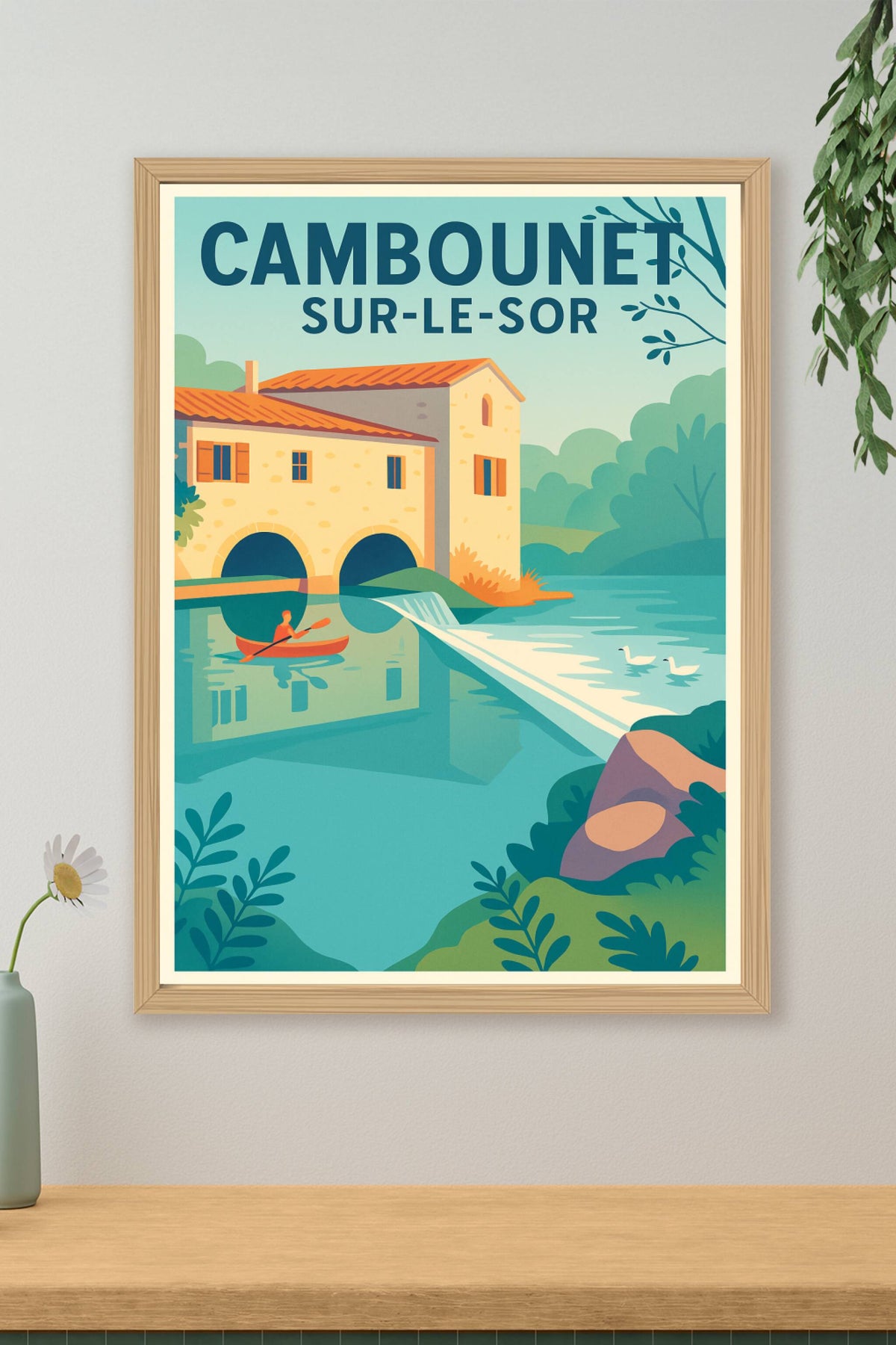 Affiche de Cambounet-sur-le-Sor - Sérénité au fil de l'eau