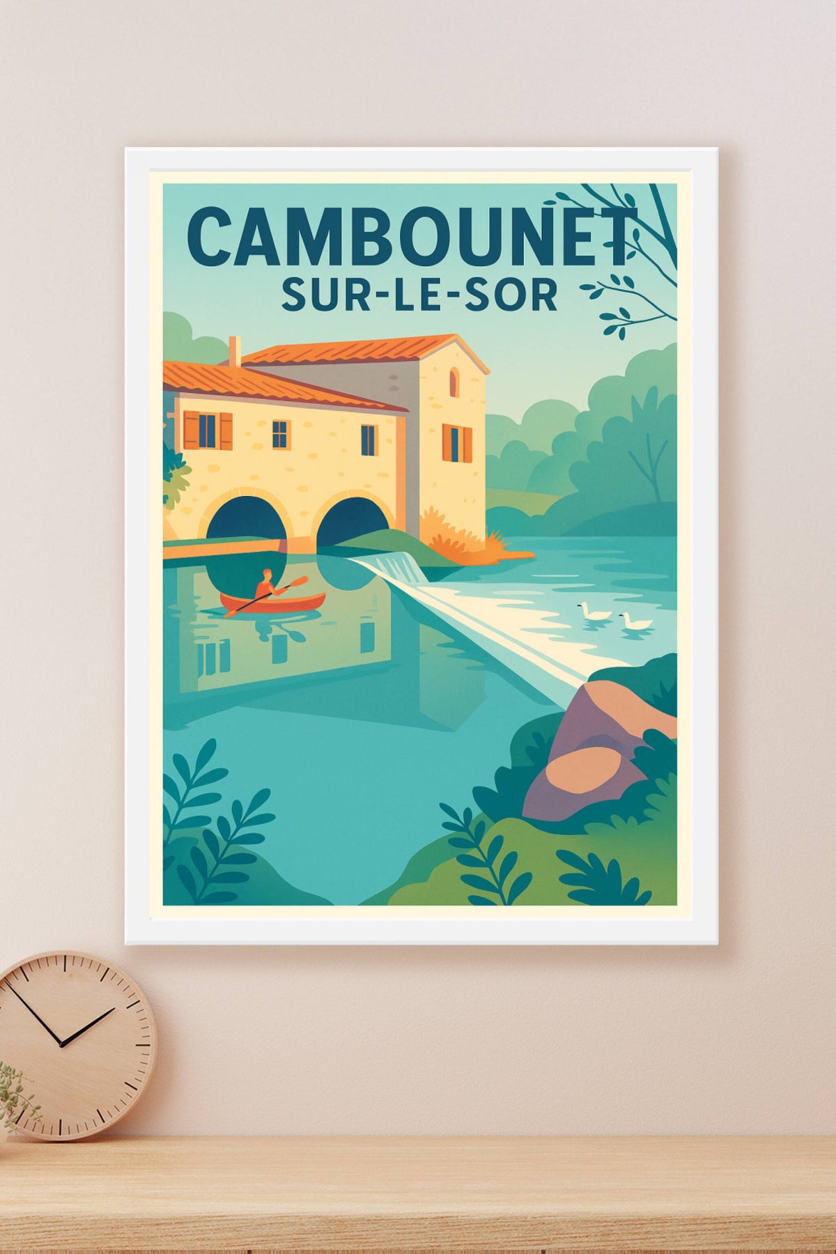 Affiche de Cambounet-sur-le-Sor - Sérénité au fil de l'eau