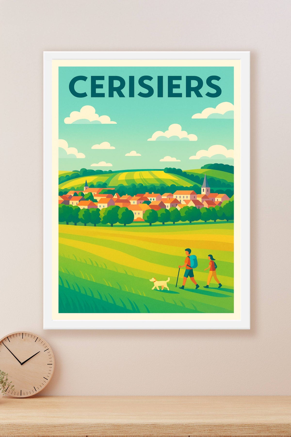 Affiche de Cerisiers - Évasion bucolique au cœur de la campagne