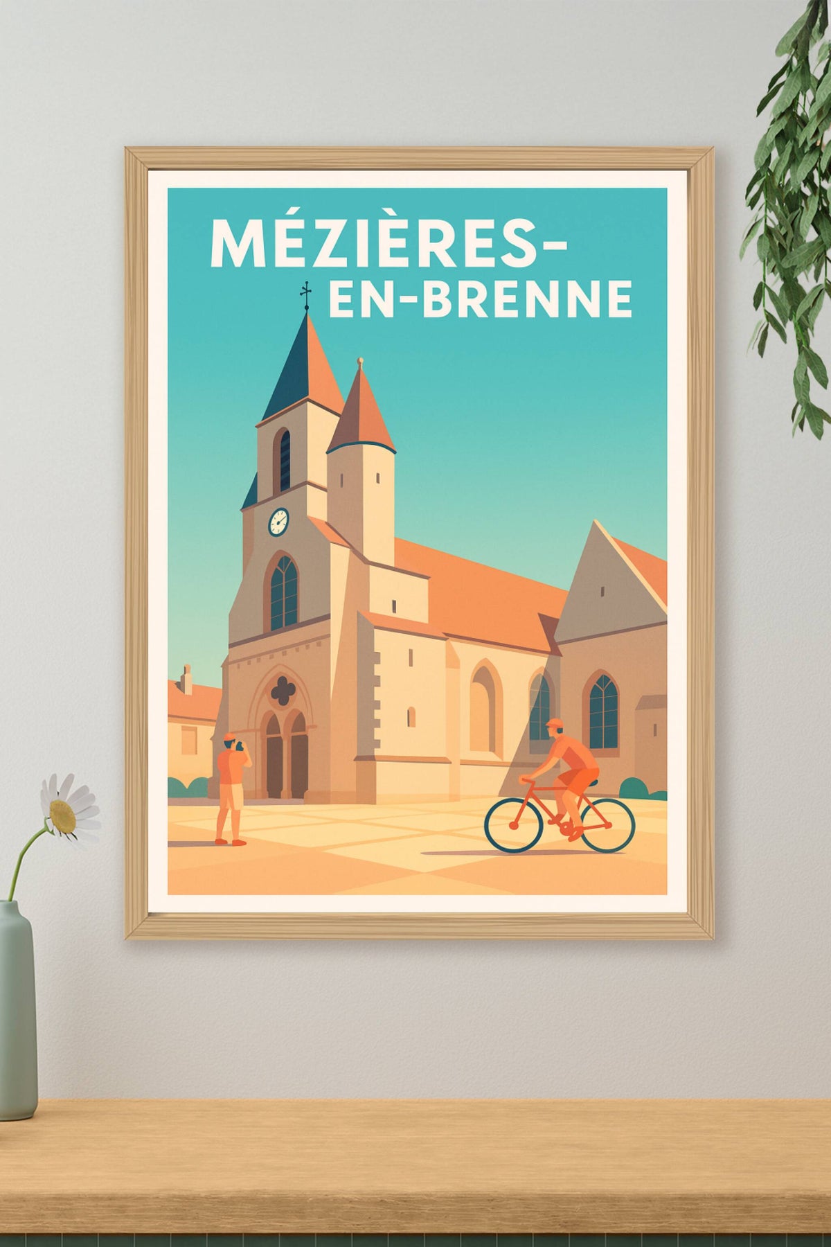 Affiche de Mézières-en-Brenne - Charme et sérénité au cœur de la Brenne