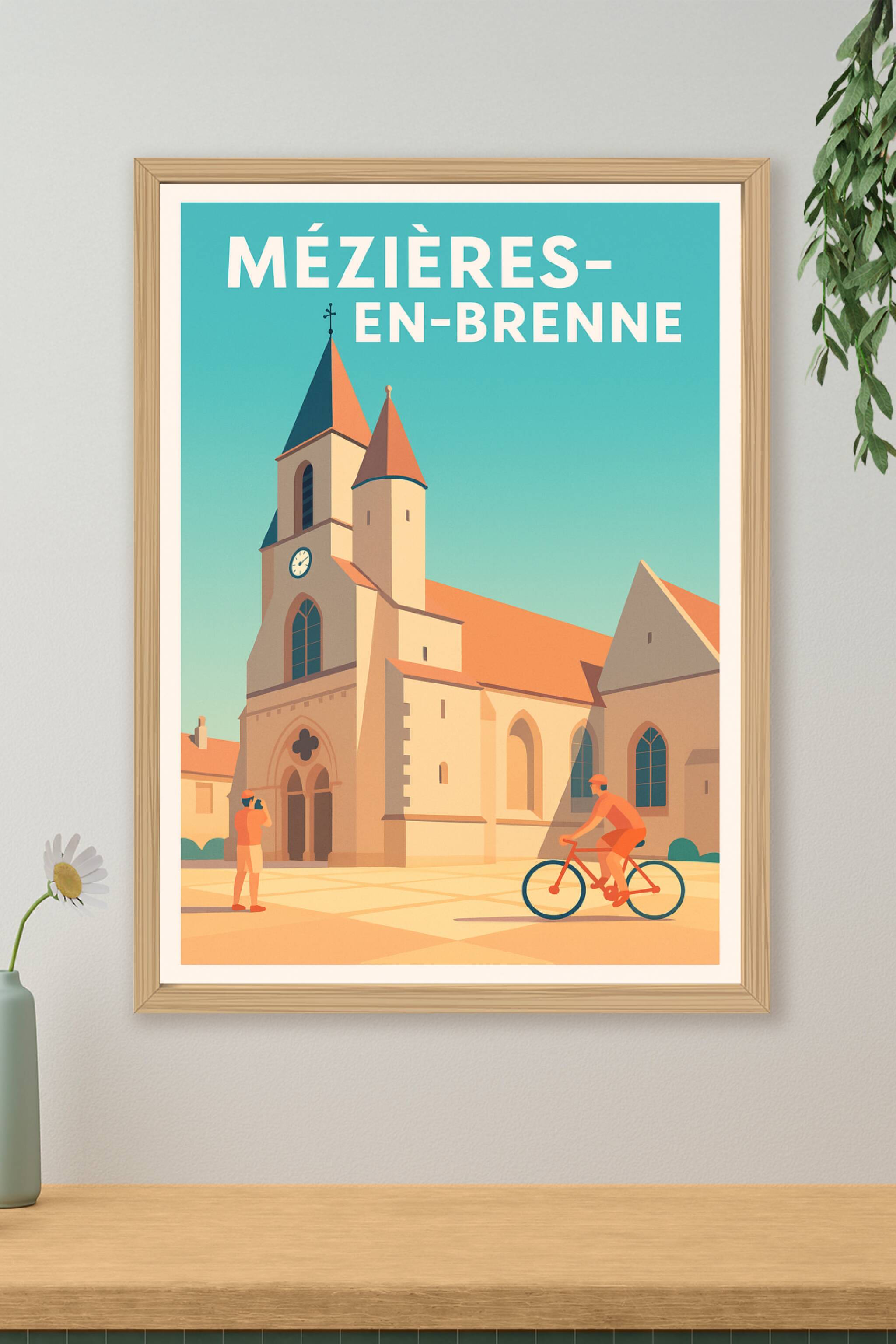 Affiche de Mézières-en-Brenne - Charme et sérénité au cœur de la Brenne