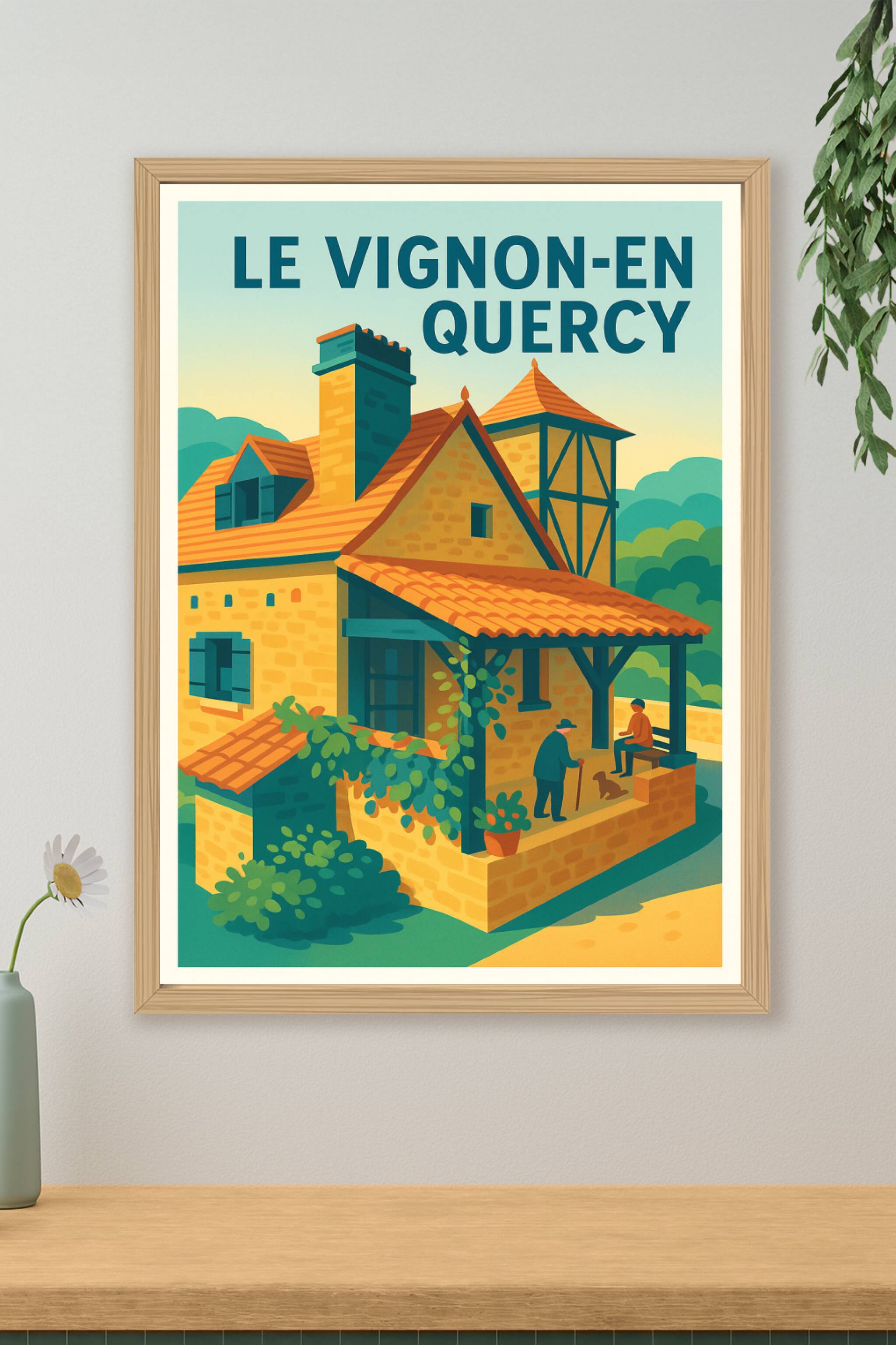 Affiche de Le Vignon-en-Quercy - Charme et sérénité au cœur du Quercy