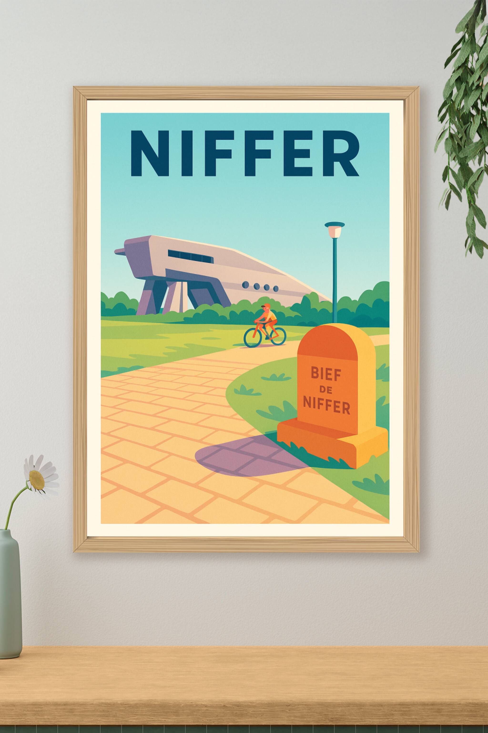 Affiche de Niffer - Un souffle d'architecture moderne et nature
