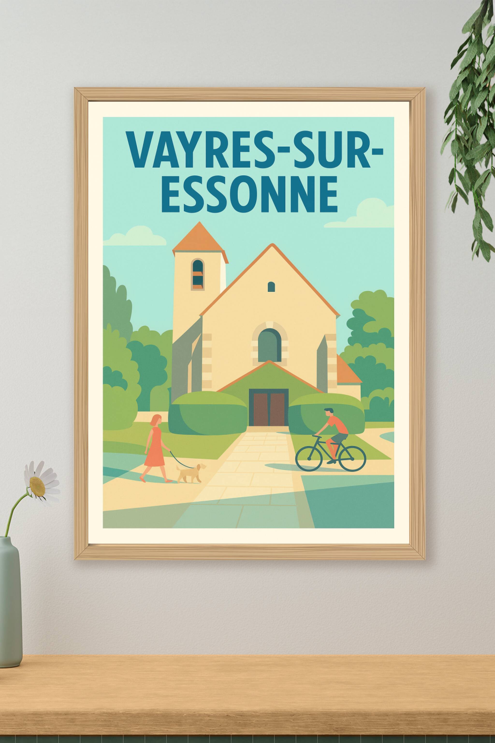Affiche de Vayres-sur-Essonne - Charme et tranquillité au cœur du village