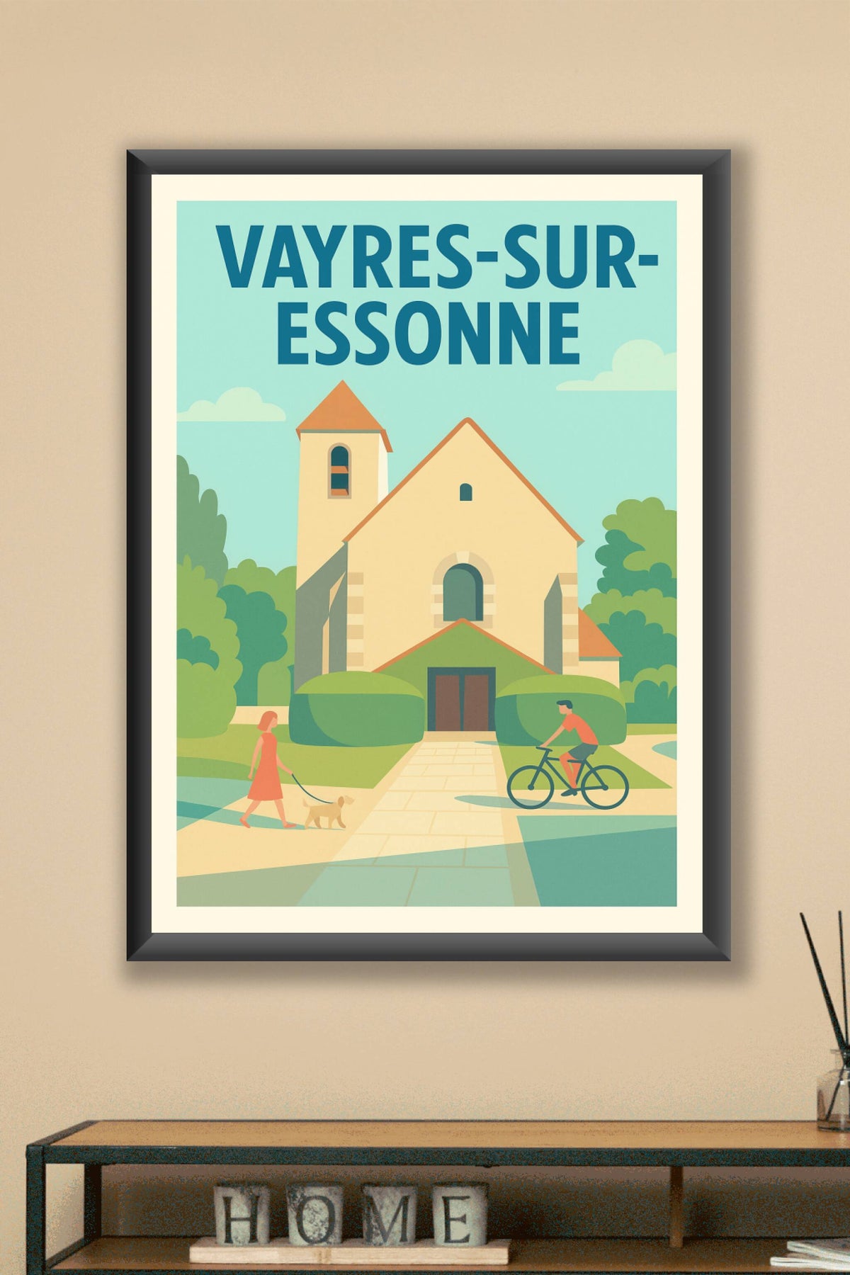 Affiche de Vayres-sur-Essonne - Charme et tranquillité au cœur du village