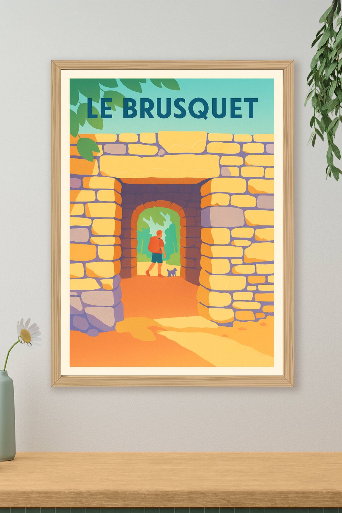 Affiche de Le Brusquet - Promenade bucolique au cœur de la pierre