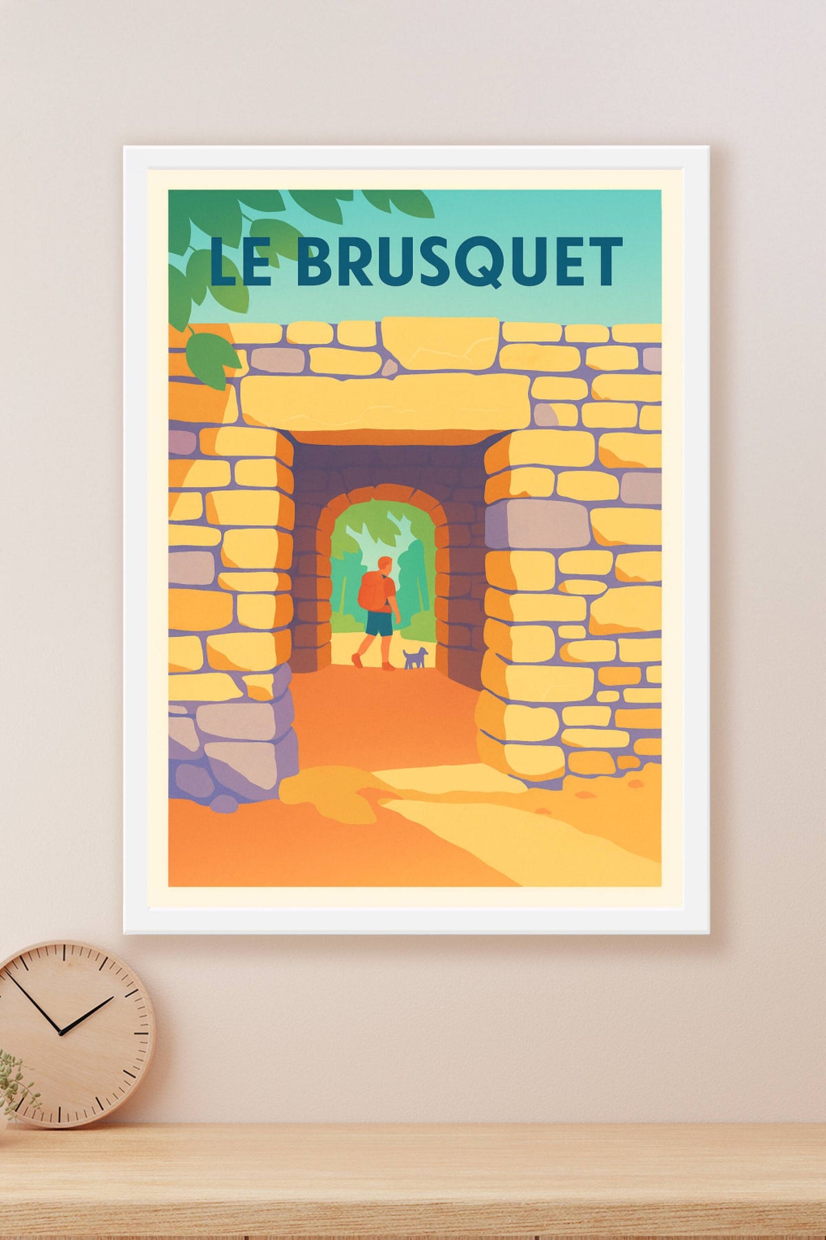 Affiche de Le Brusquet - Promenade bucolique au cœur de la pierre