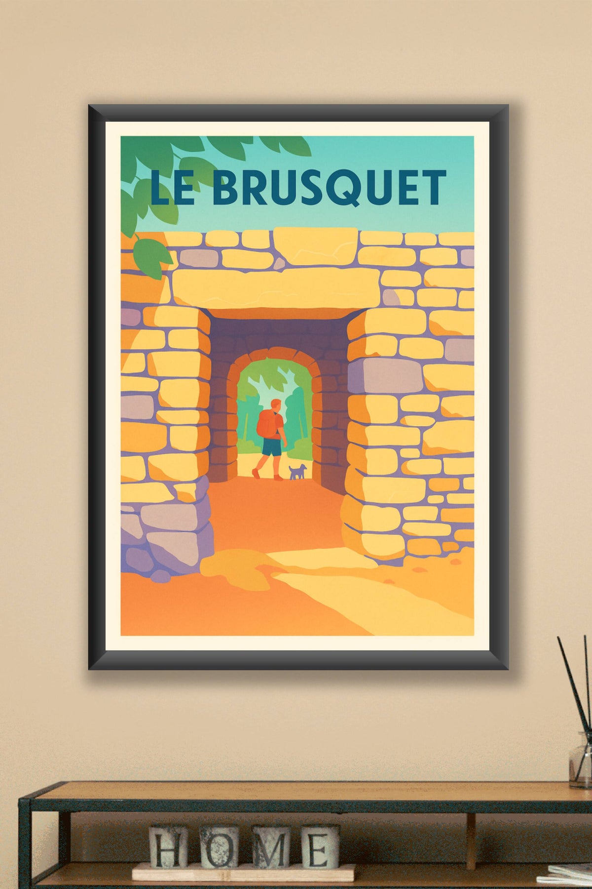 Affiche de Le Brusquet - Promenade bucolique au cœur de la pierre