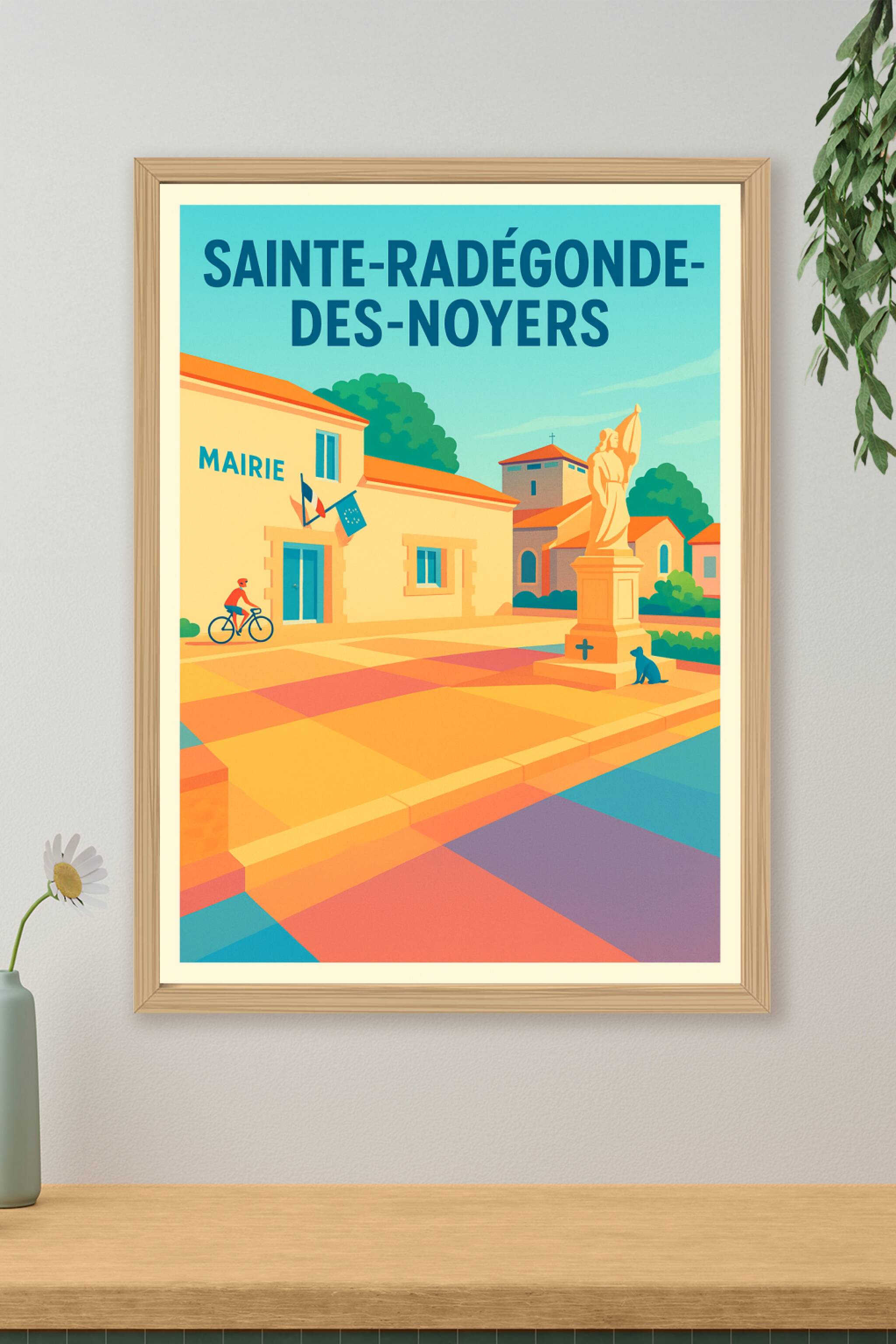 Affiche de Sainte-Radégonde-des-Noyers - Charme et sérénité en pleine lumière