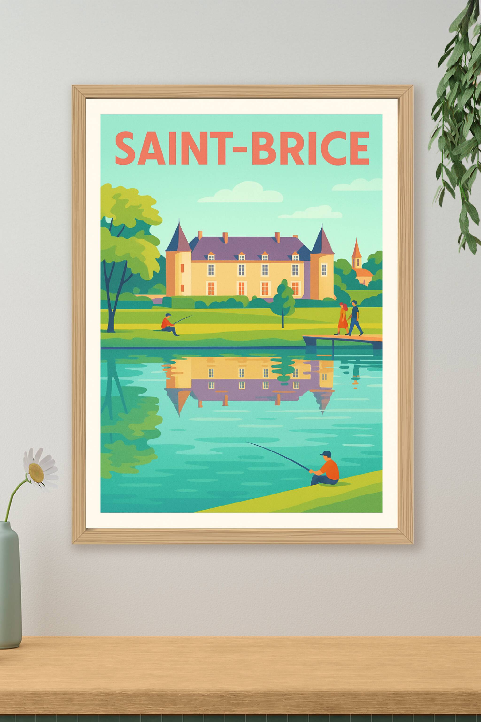 Affiche de Saint-Brice - Charme et sérénité au bord de l'eau