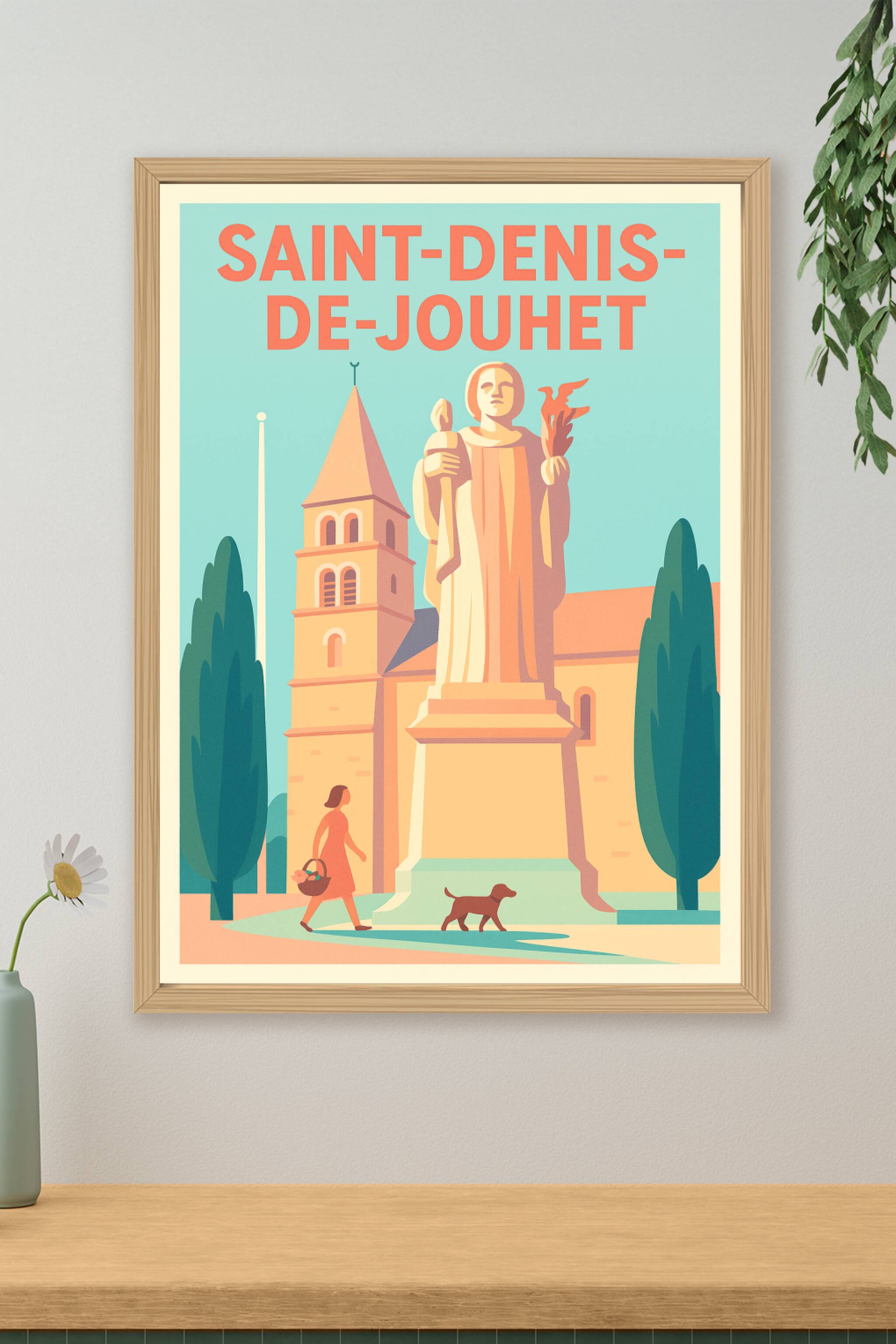Affiche de Saint-Denis-de-Jouhet - Charme et Sérénité au Cœur du Village