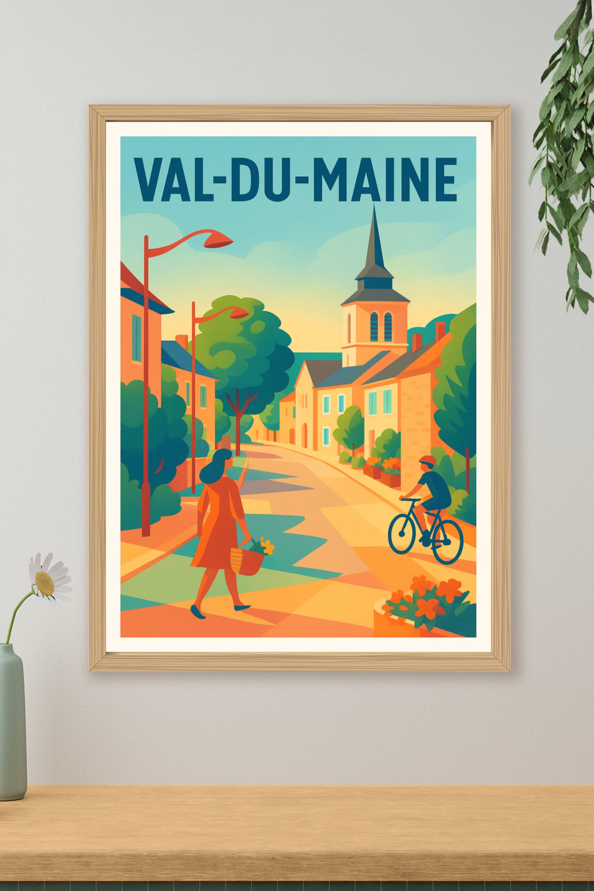 Affiche de Val-du-Maine - Charme paisible d'un village à découvrir