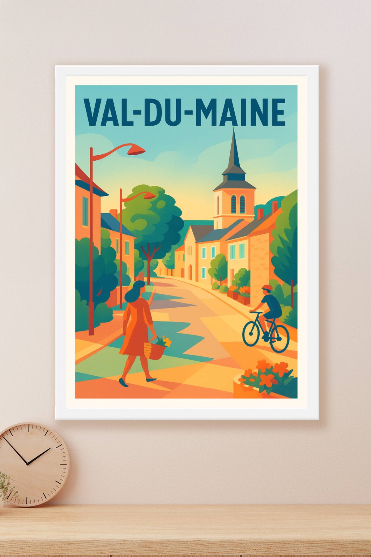 Affiche de Val-du-Maine - Charme paisible d'un village à découvrir