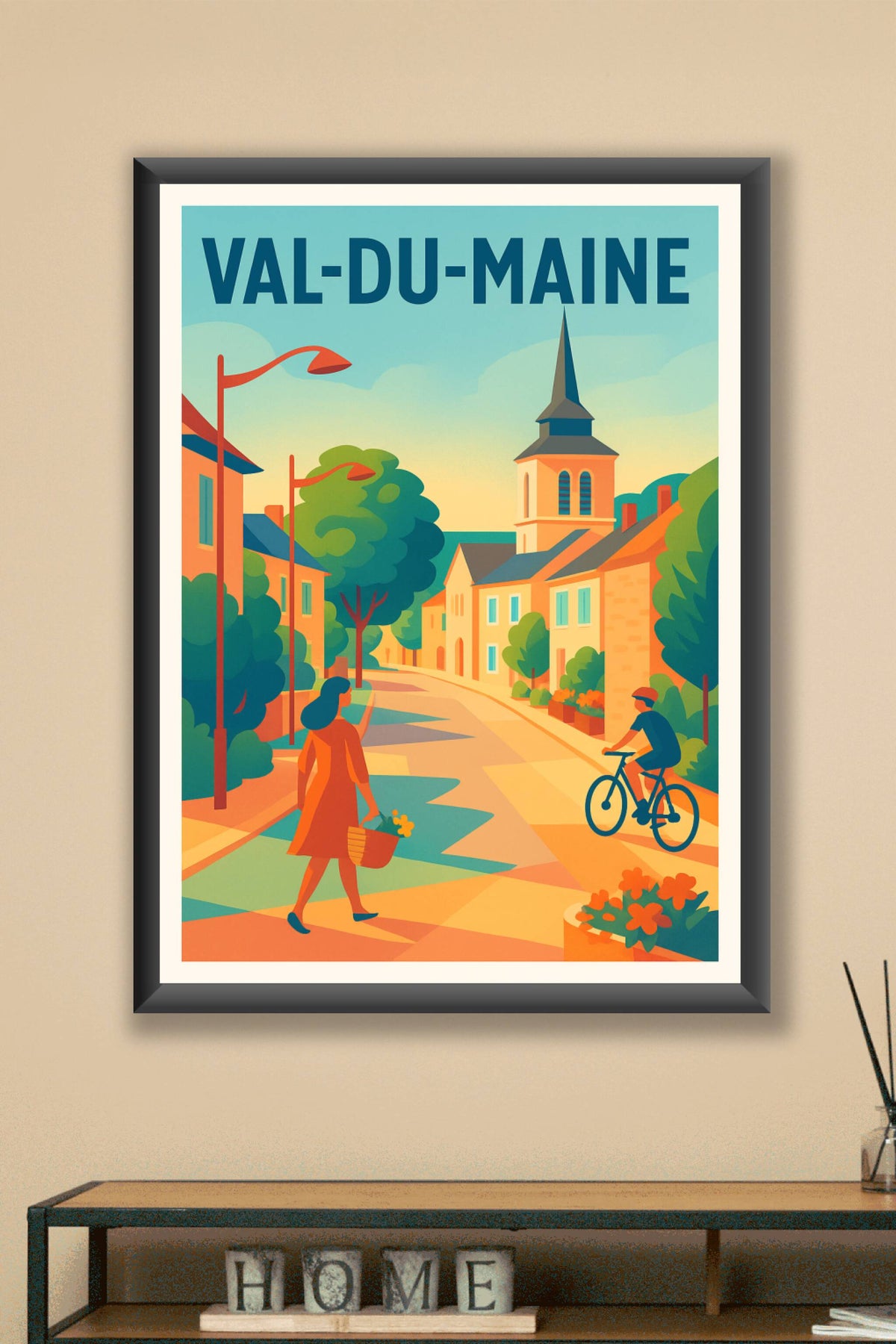 Affiche de Val-du-Maine - Charme paisible d'un village à découvrir