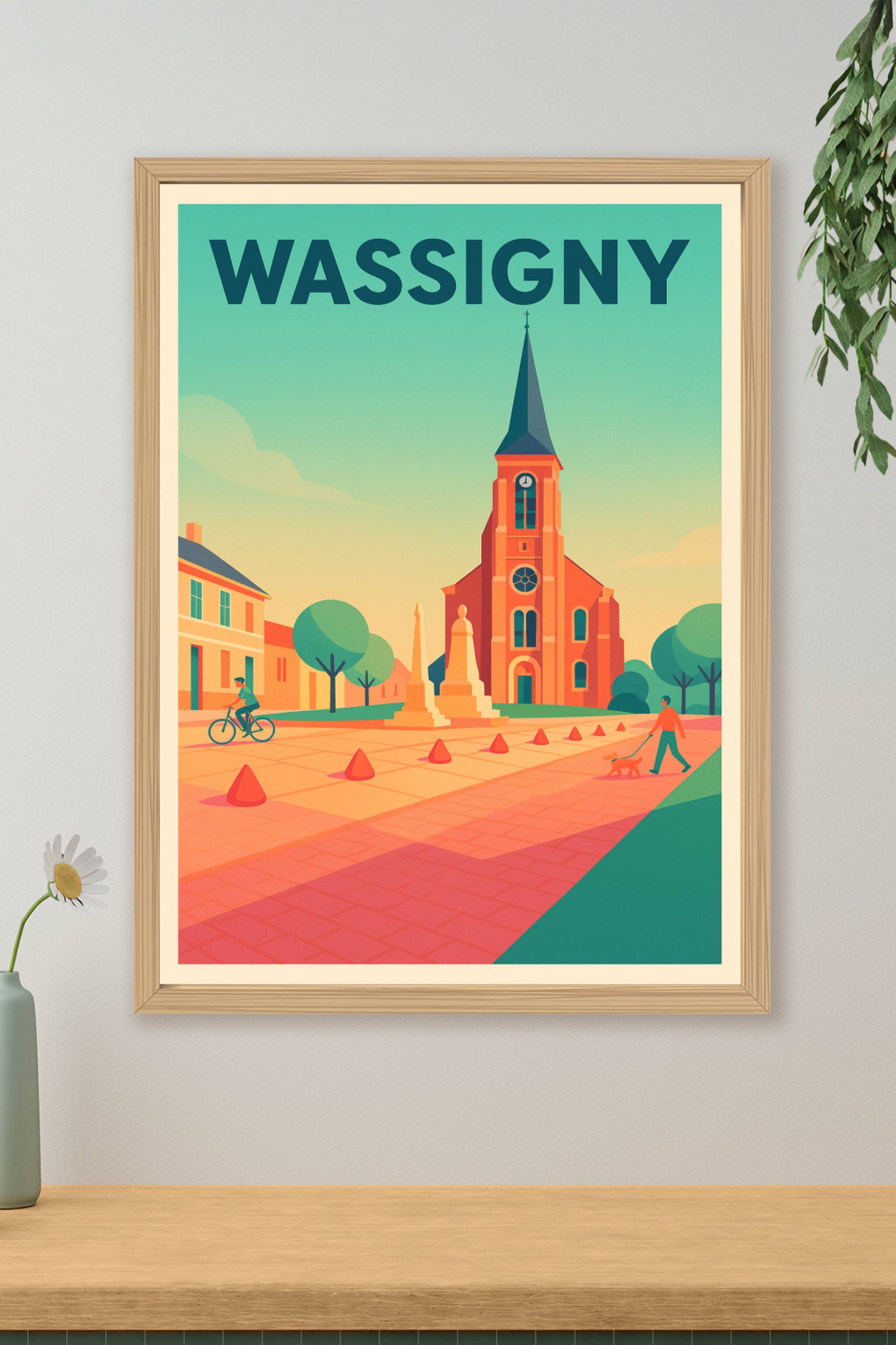 Affiche de Wassigny - Charme pittoresque du village