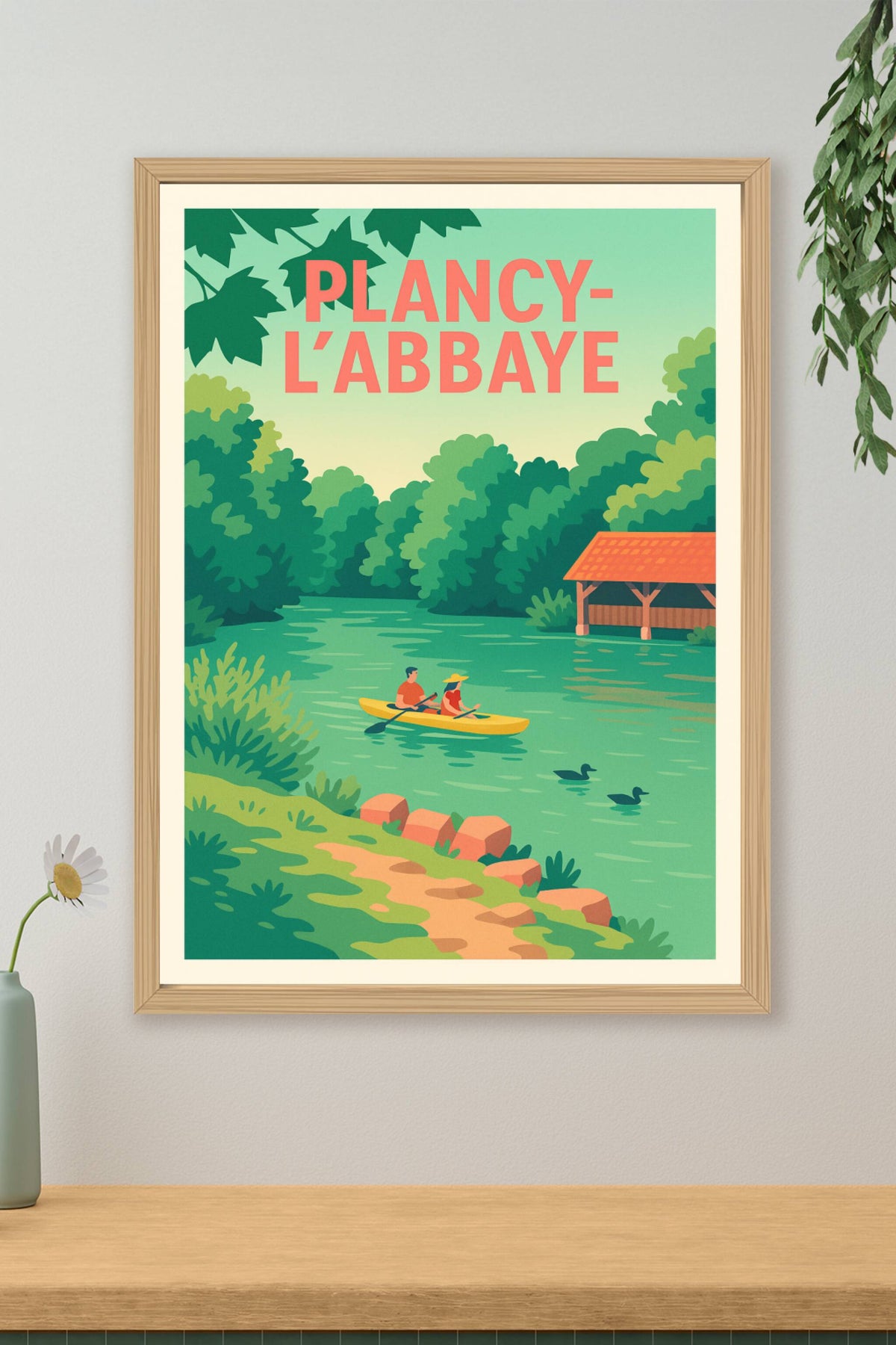 Affiche de Plancy-l'Abbaye - Évasion bucolique au fil de l'eau