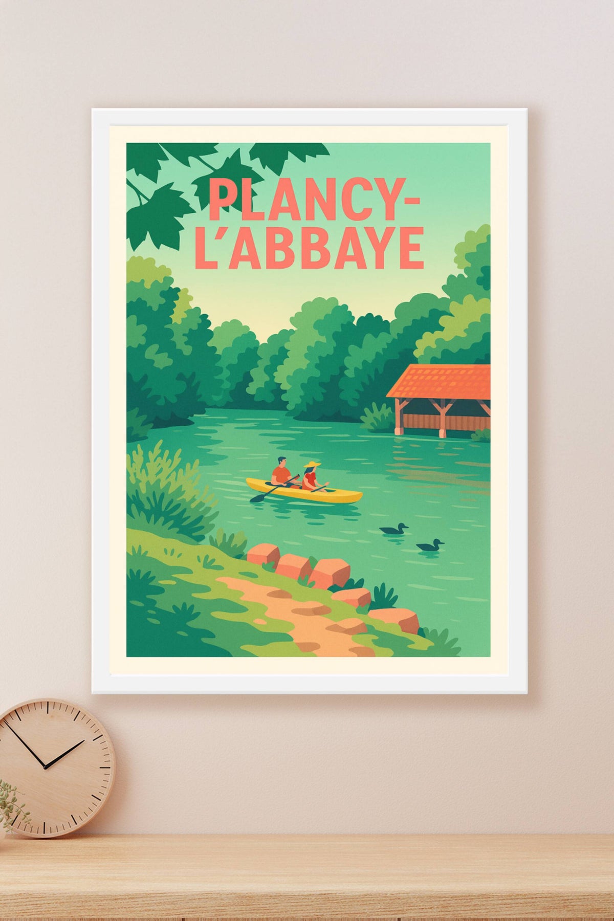 Affiche de Plancy-l'Abbaye - Évasion bucolique au fil de l'eau