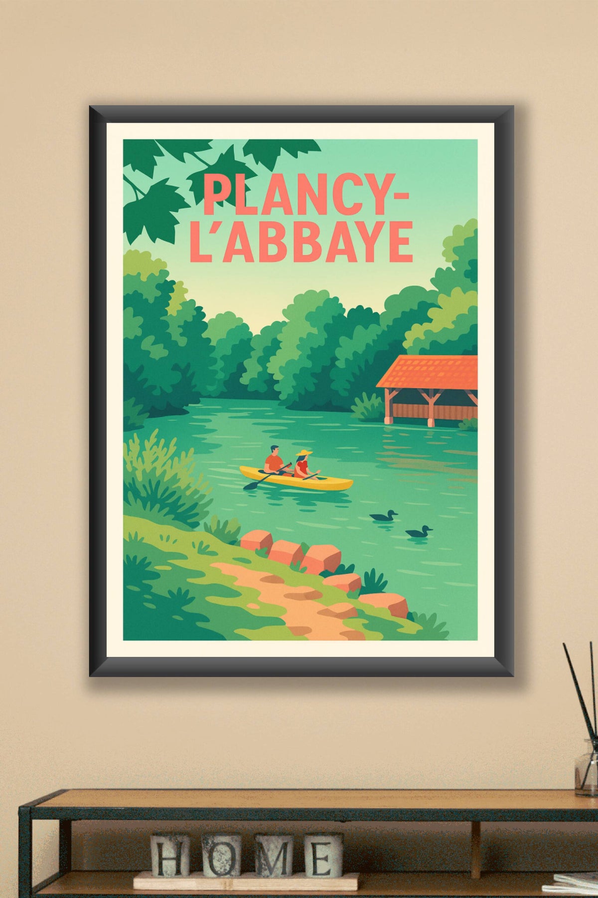 Affiche de Plancy-l'Abbaye - Évasion bucolique au fil de l'eau