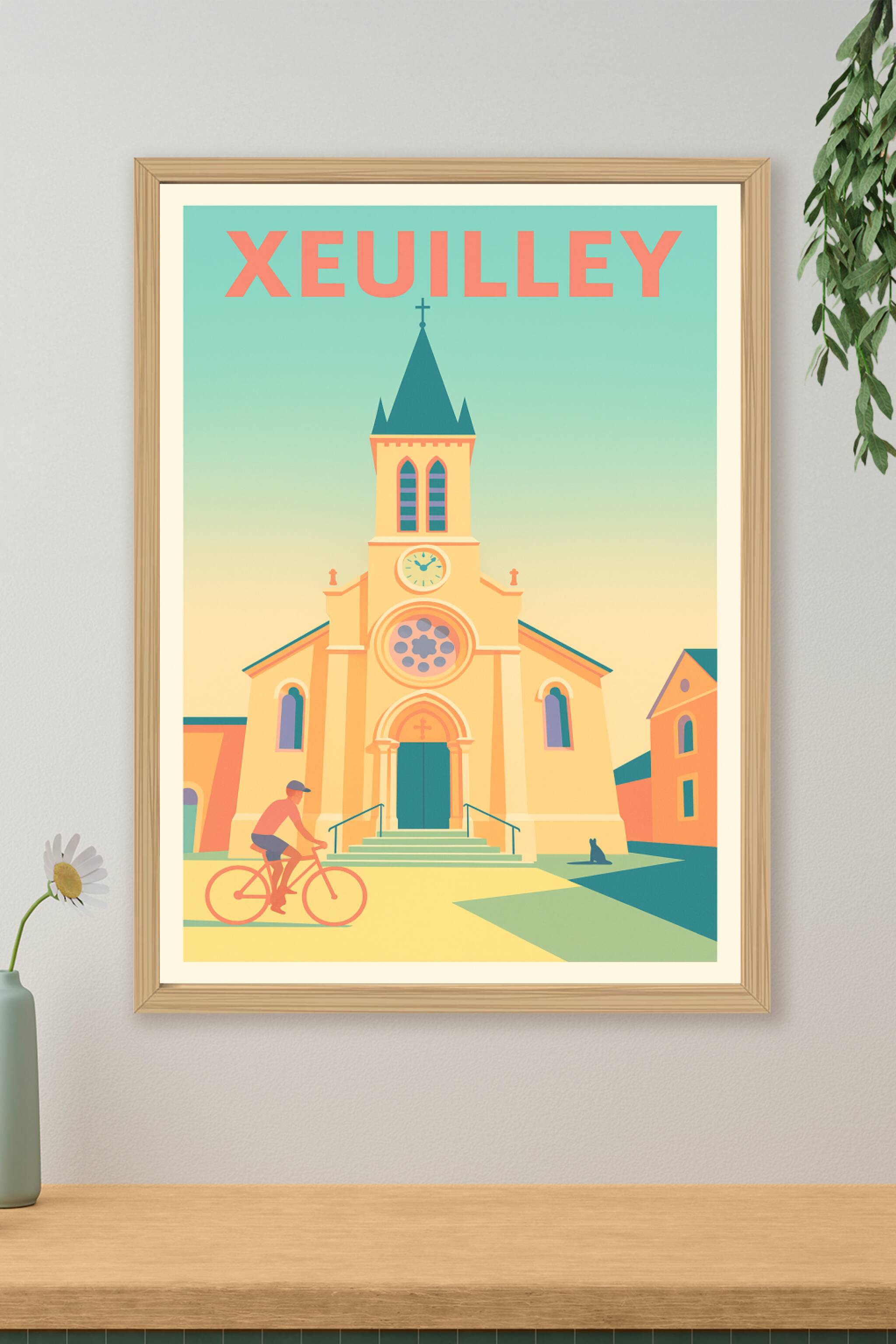 Affiche de Xeuilley - Charme paisible et patrimoine local