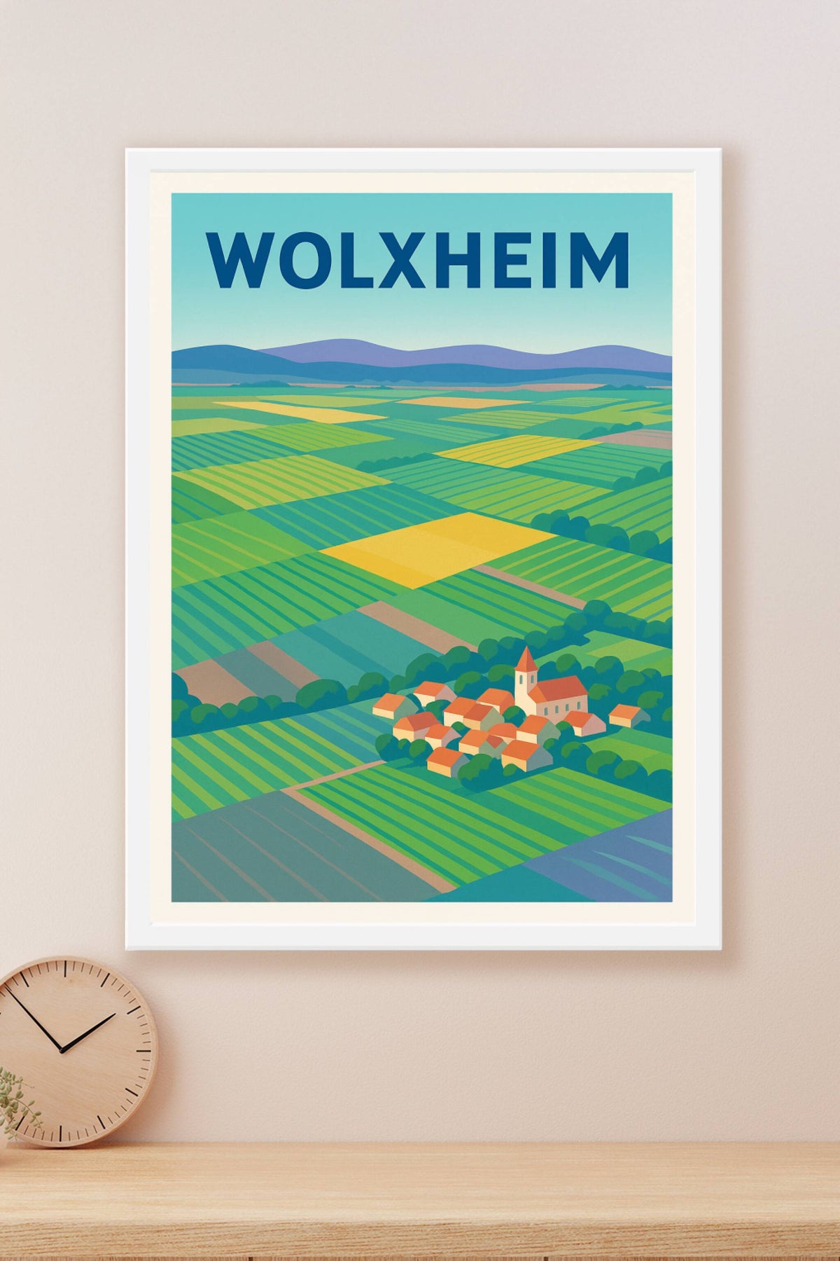 Affiche de Wolxheim - Le charme paisible des vignobles alsaciens