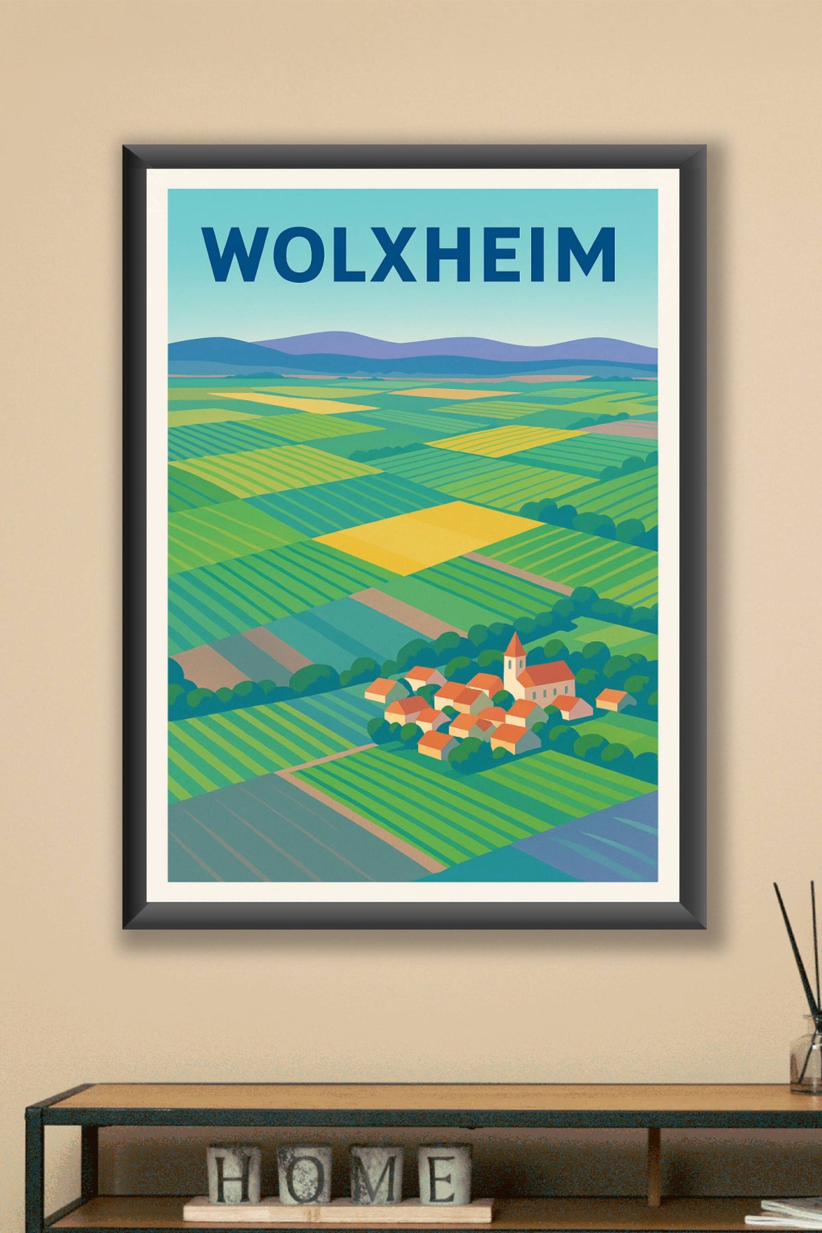Affiche de Wolxheim - Le charme paisible des vignobles alsaciens