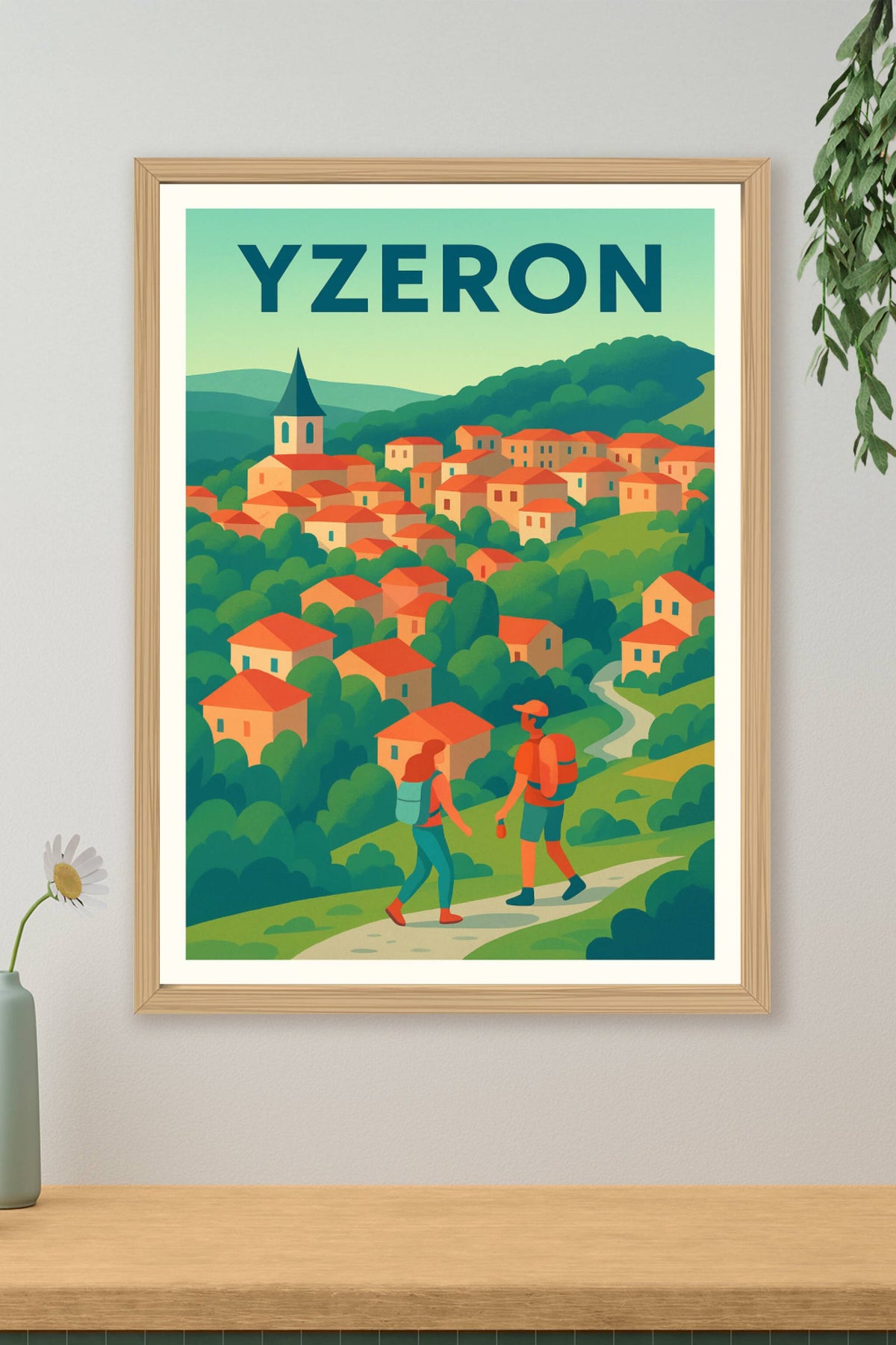 Affiche de Yzeron - Évasion nature et charme authentique
