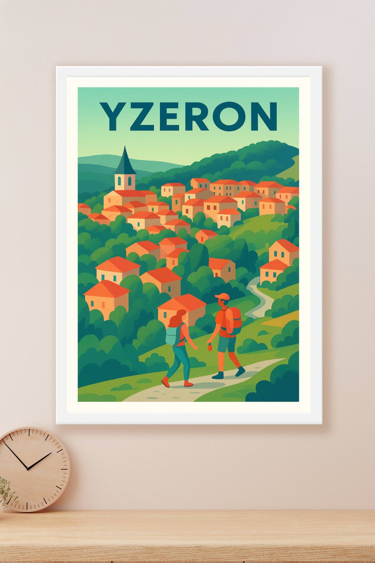 Affiche de Yzeron - Évasion nature et charme authentique