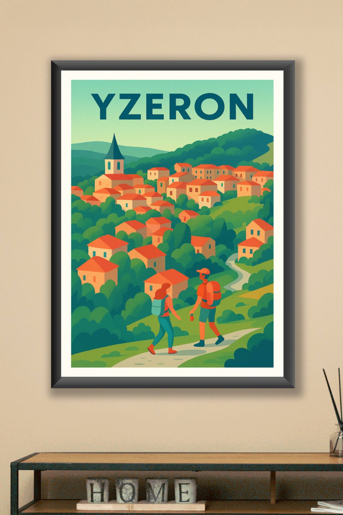 Affiche de Yzeron - Évasion nature et charme authentique