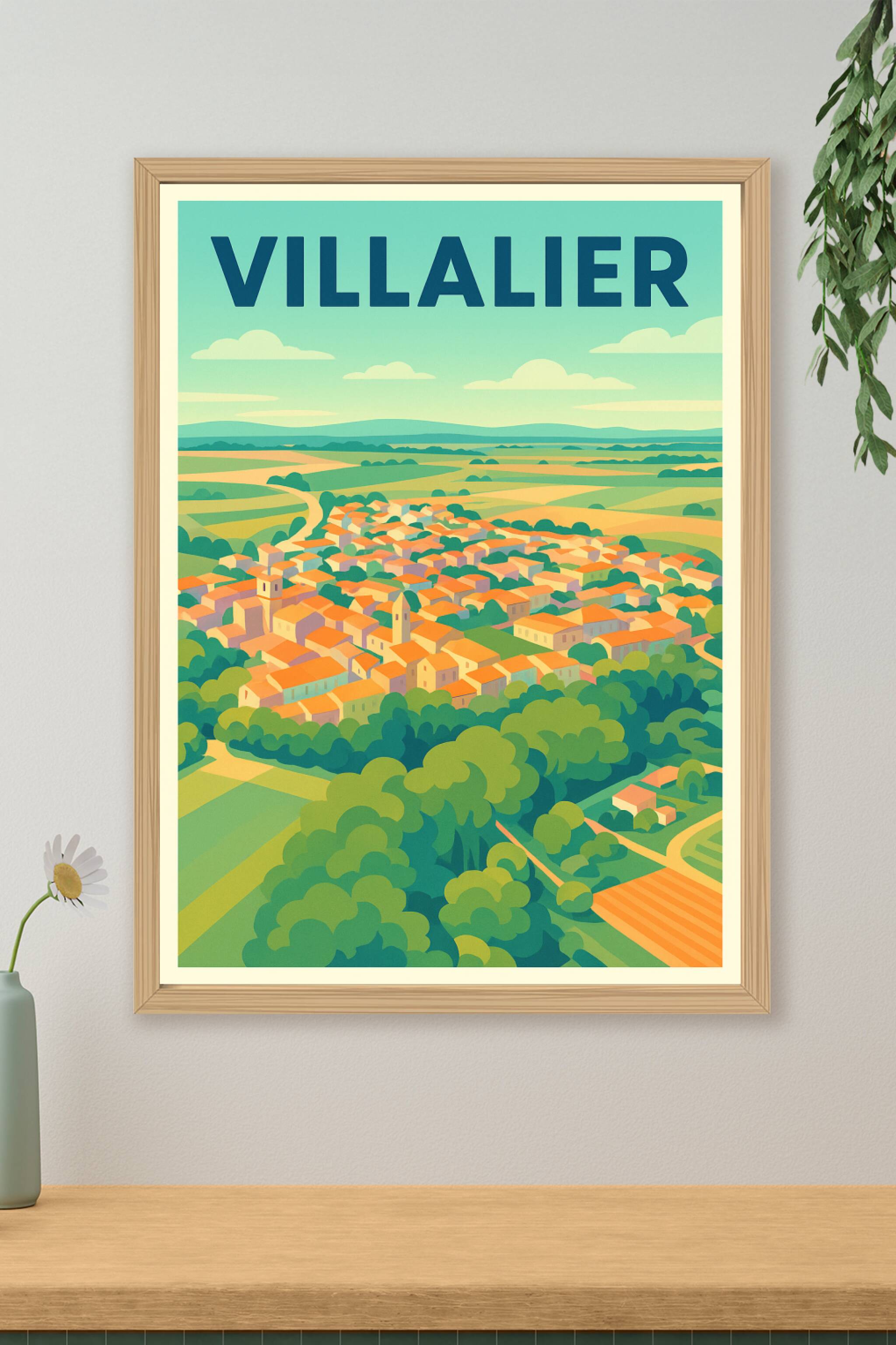 Affiche de Villalier - L'envolée bucolique au cœur de l'Aude