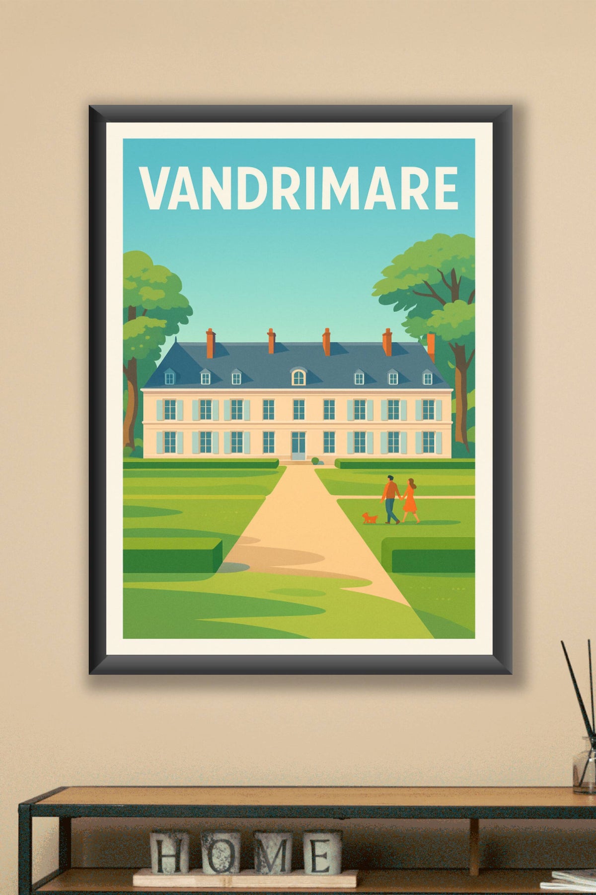 Affiche de Vandrimare - Élégance et sérénité au cœur du domaine