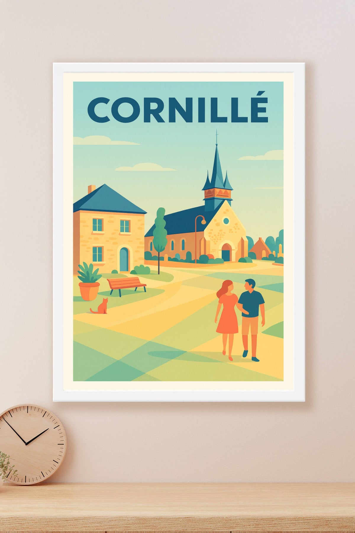 Affiche de Cornillé - Charme et sérénité au cœur du village