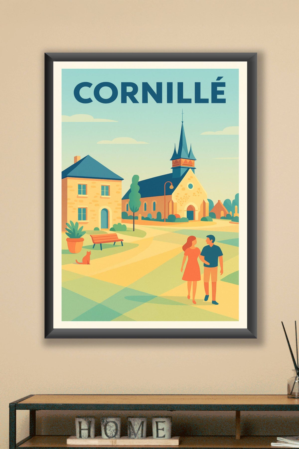 Affiche de Cornillé - Charme et sérénité au cœur du village