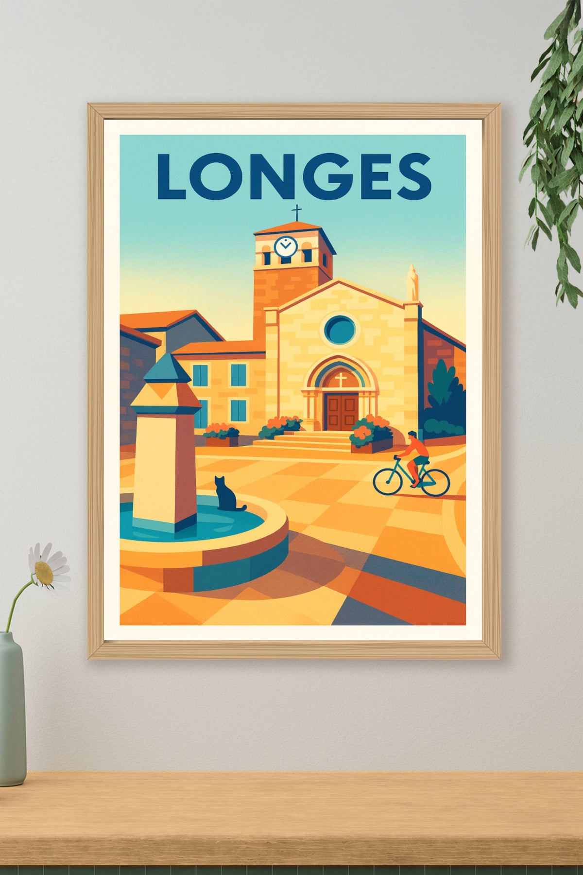 Affiche de Longes - Charme et sérénité au cœur du village