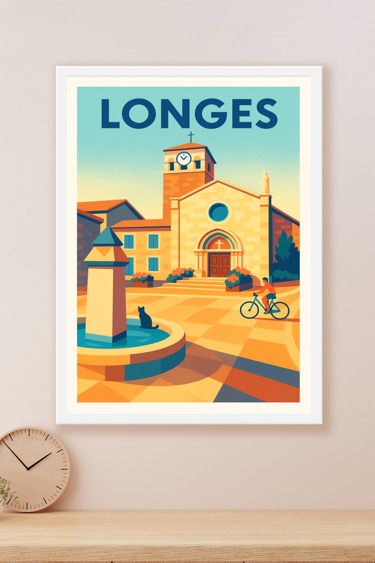 Affiche de Longes - Charme et sérénité au cœur du village