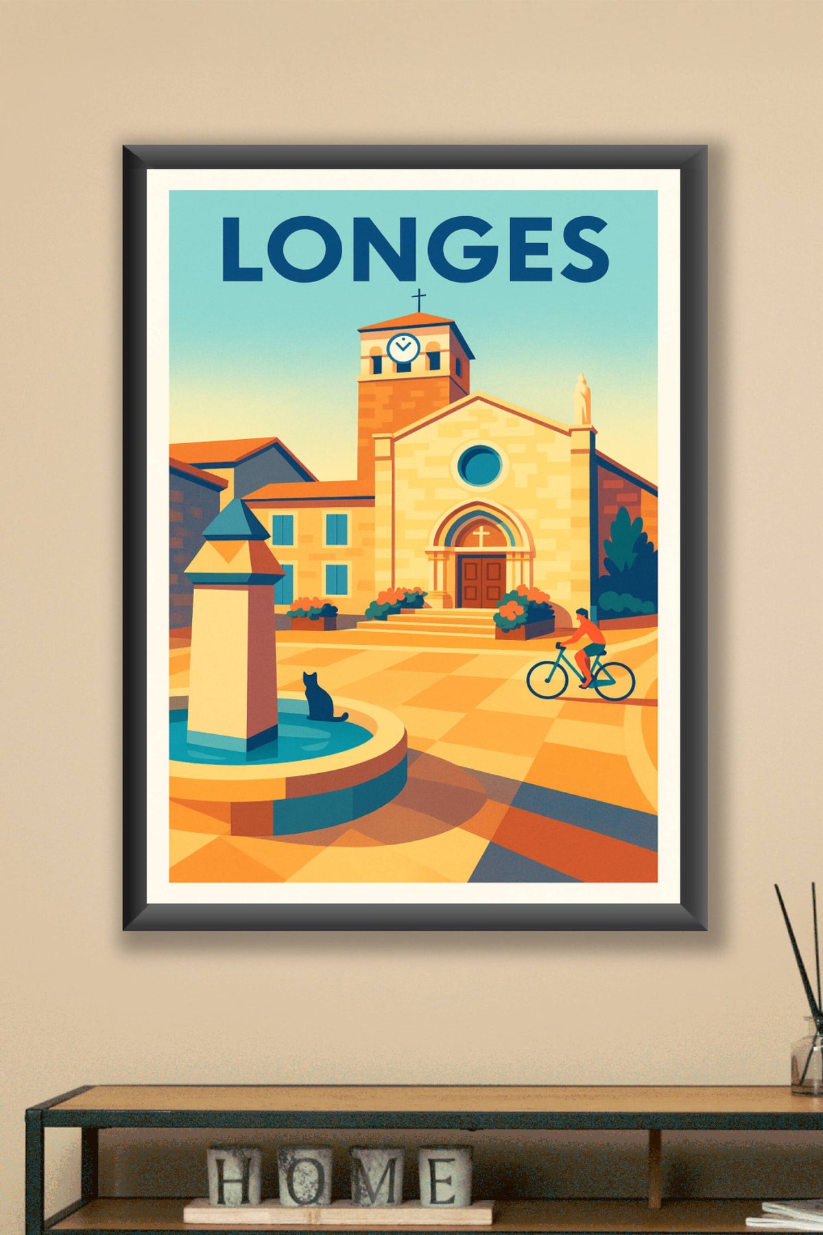 Affiche de Longes - Charme et sérénité au cœur du village