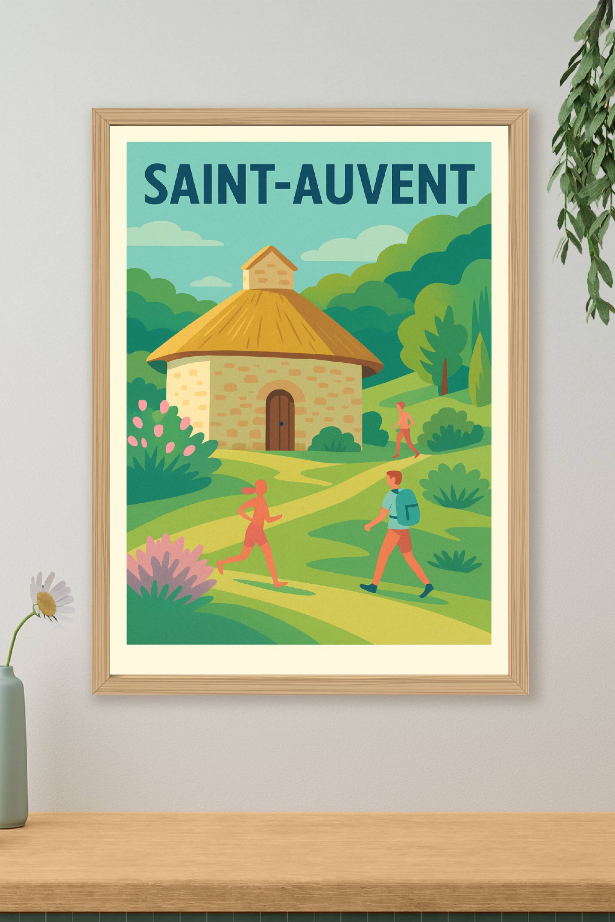 Affiche de Saint-Auvent - Escapade nature au cœur du Limousin