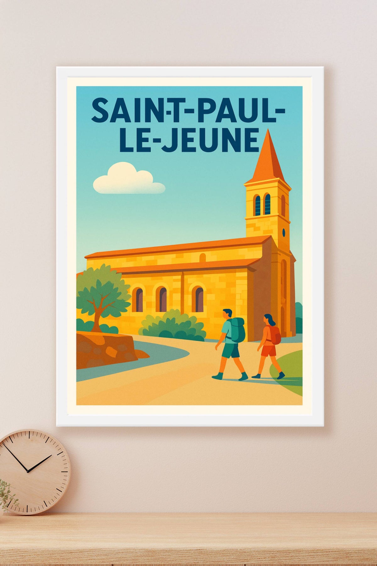 Affiche de Saint-Paul-le-Jeune - Un détour authentique en Ardèche