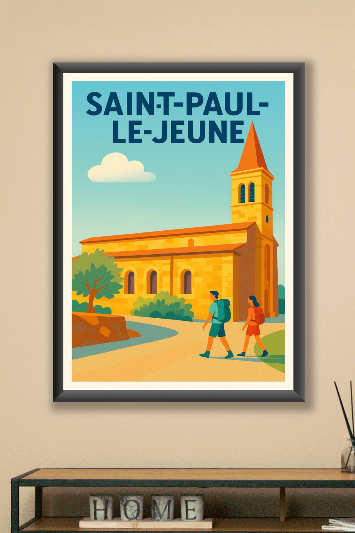 Affiche de Saint-Paul-le-Jeune - Un détour authentique en Ardèche