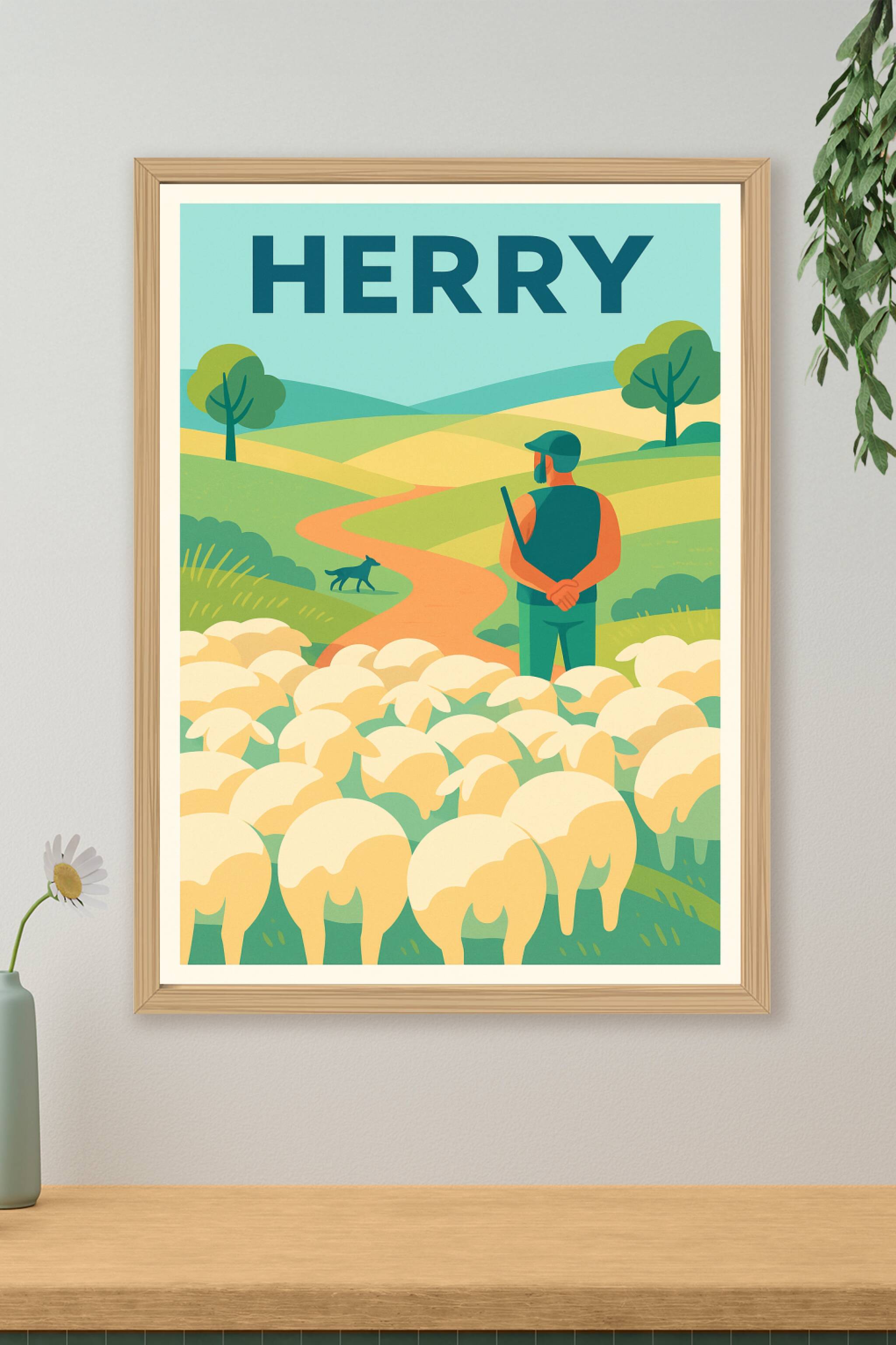 Affiche de Herry - Poésie pastorale au cœur de la campagne