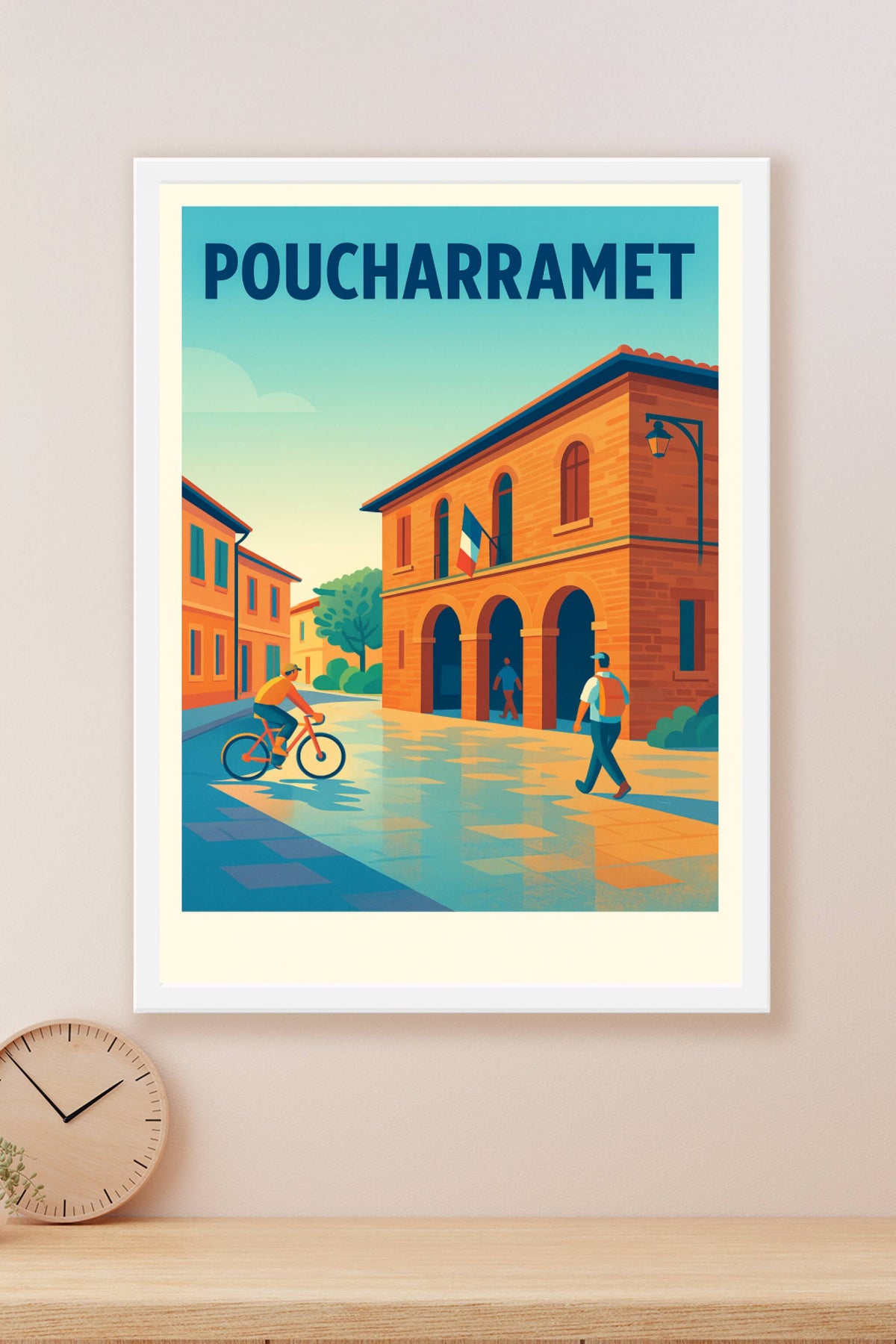 Affiche de Poucharramet - Charme et sérénité du village occitan