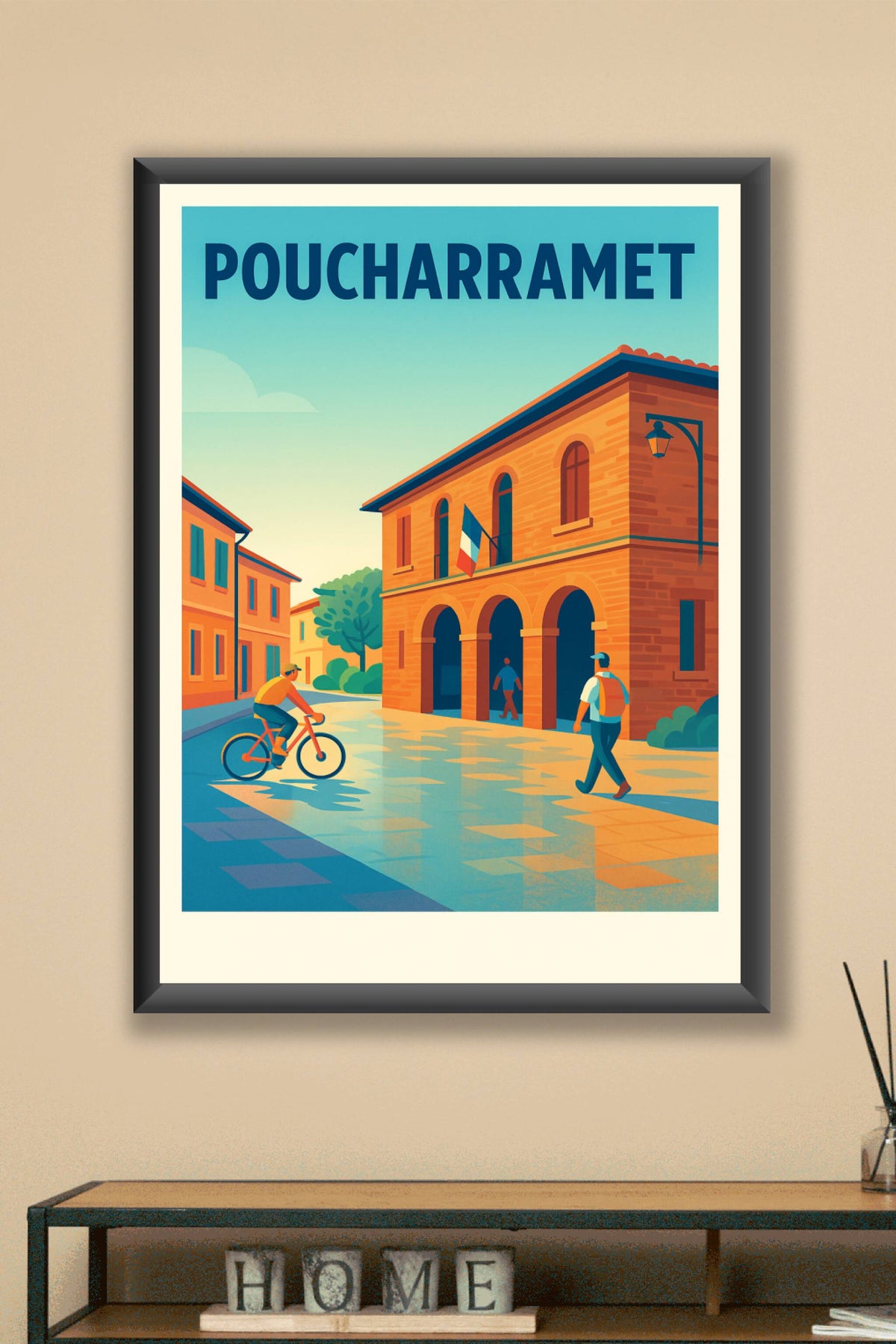 Affiche de Poucharramet - Charme et sérénité du village occitan