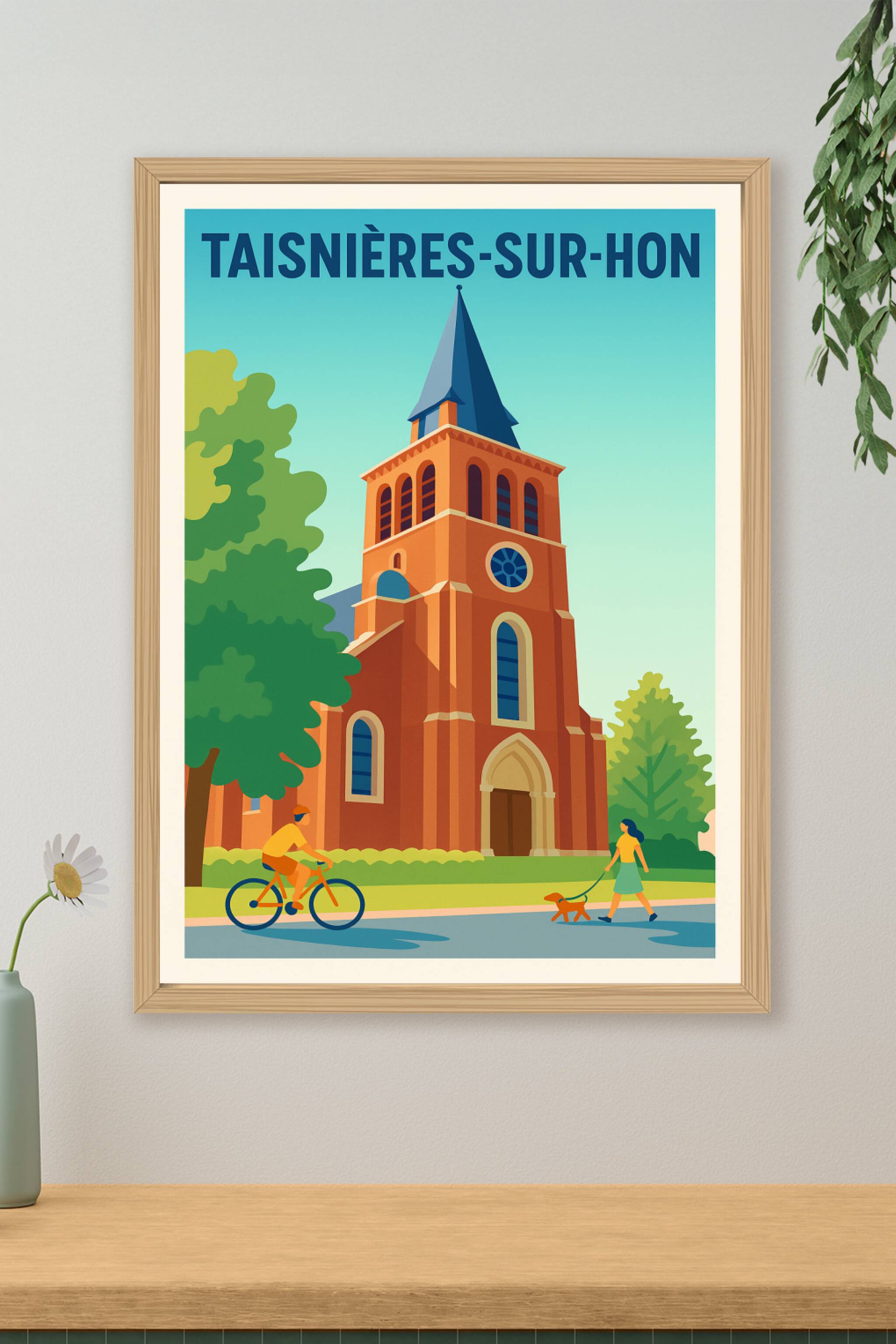Affiche de Taisnières-sur-Hon - Charme et sérénité au cœur du village