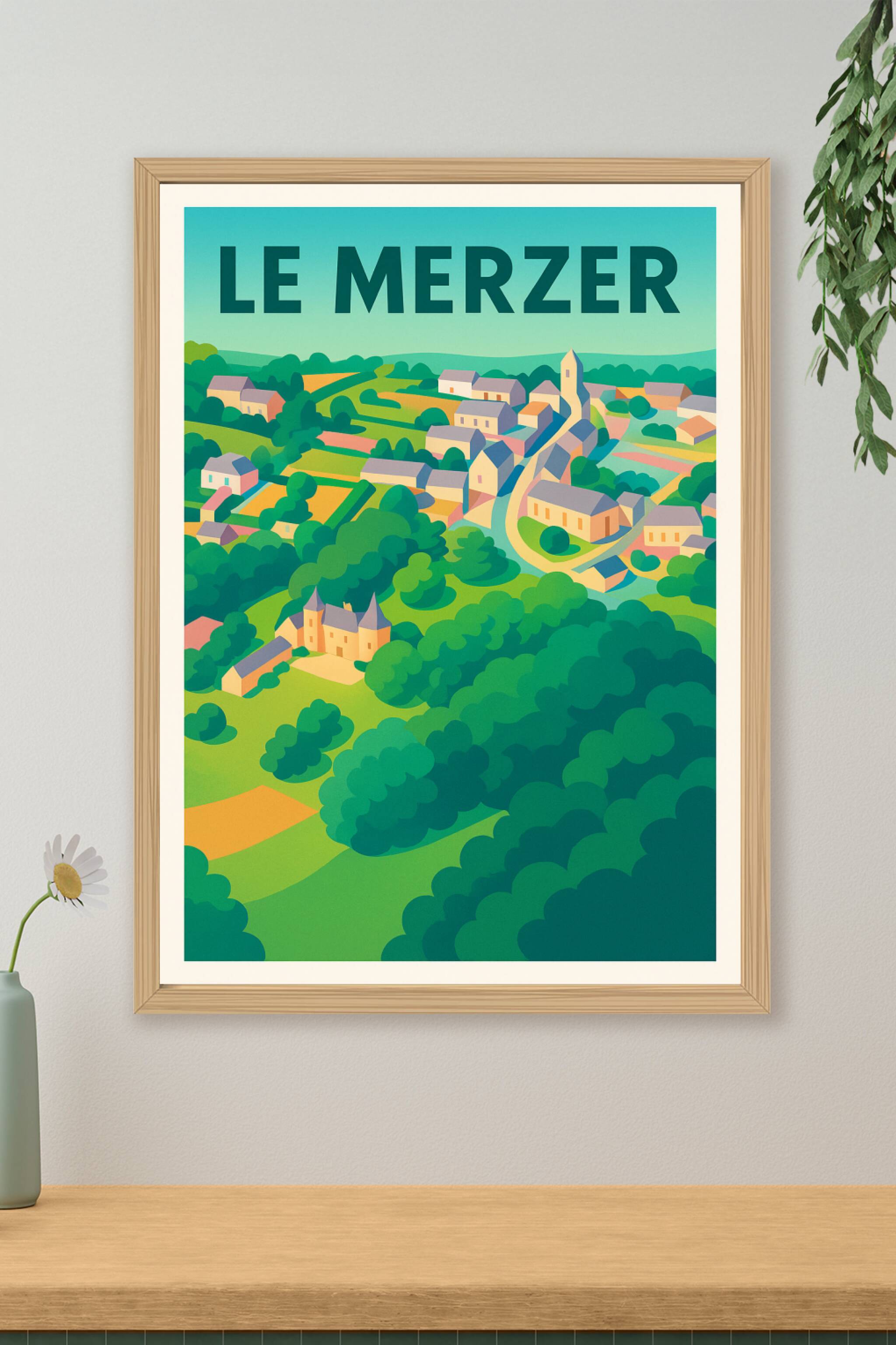 Affiche de Le Merzer - Charme bucolique breton en couleurs