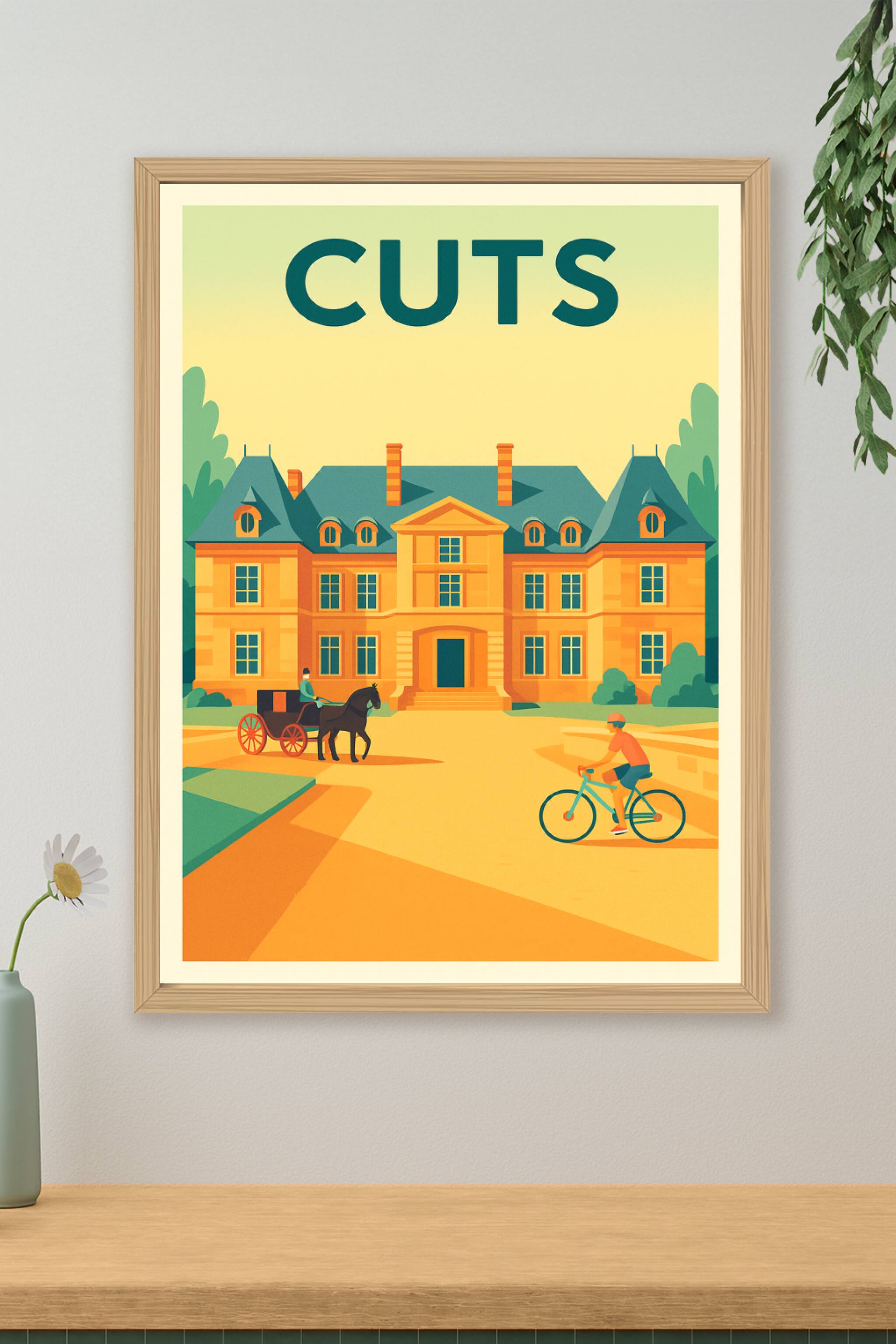 Affiche de Cuts - Charme et élégance à l'ancienne