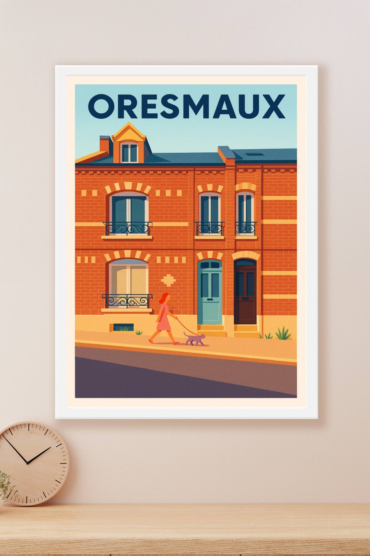Affiche de Oresmaux - Charme tranquille et architecture chaleureuse