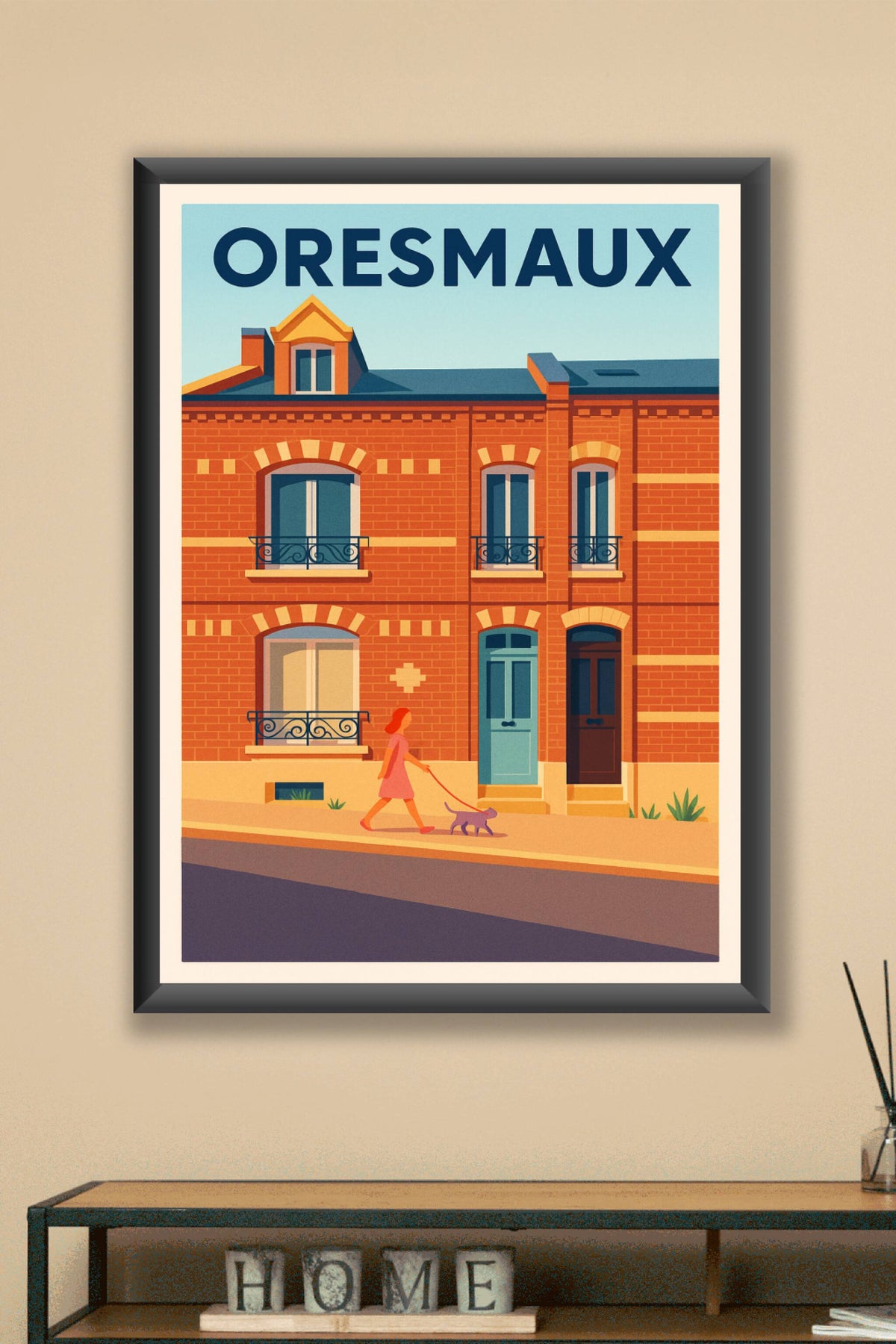Affiche de Oresmaux - Charme tranquille et architecture chaleureuse