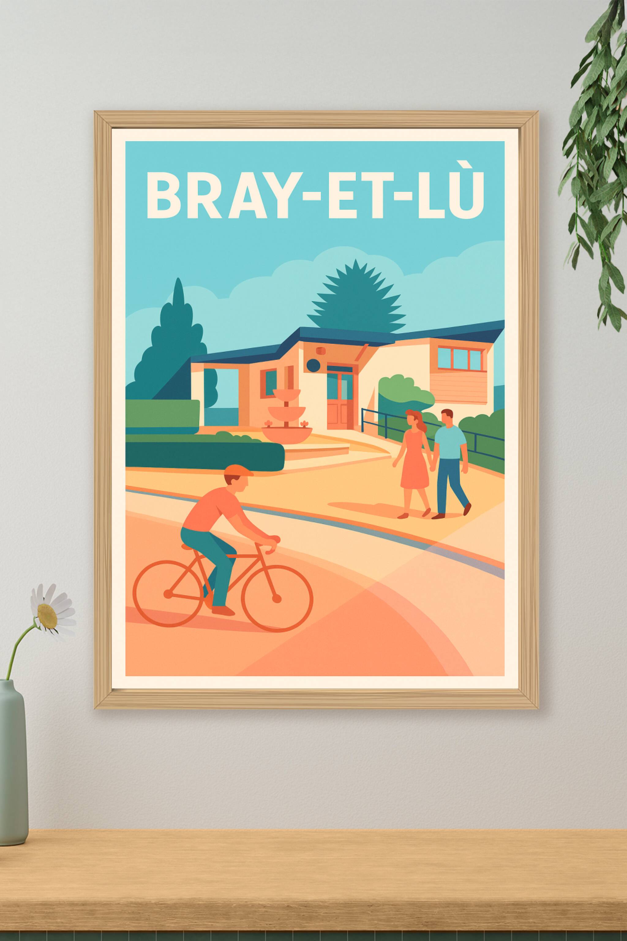 Affiche de Bray-et-Lû - Une ambiance paisible et conviviale